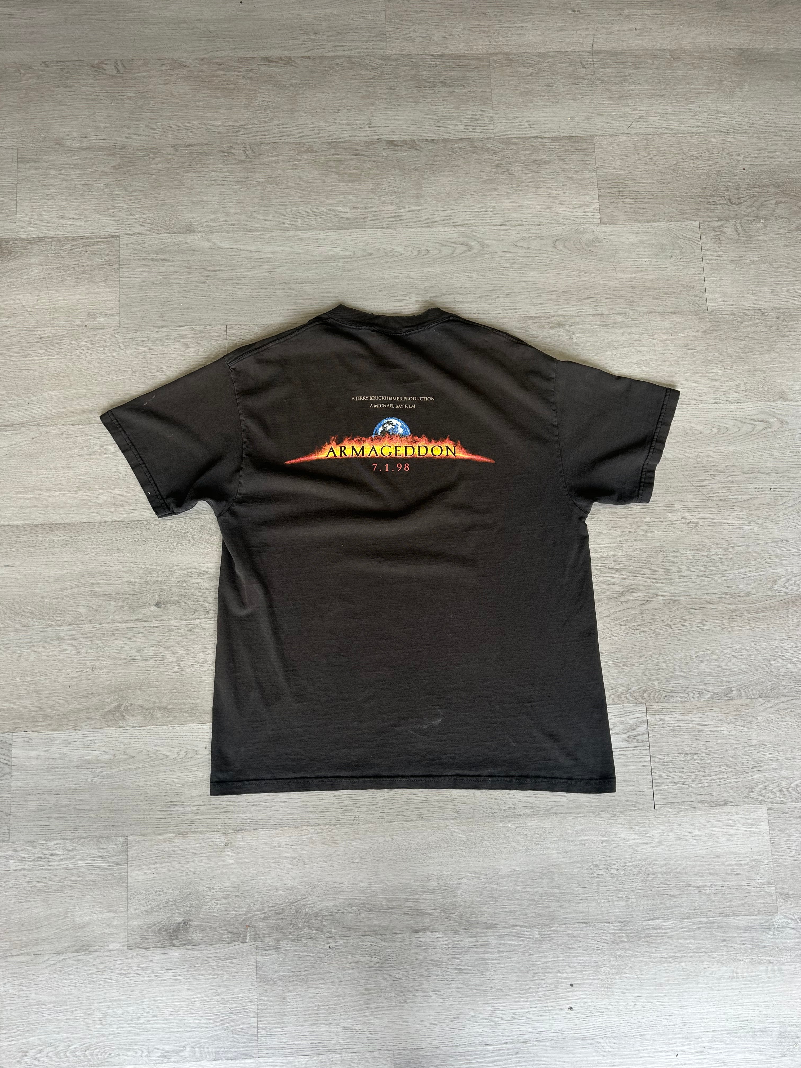 Vintage 1998 Armageddon Movie Promo Tee