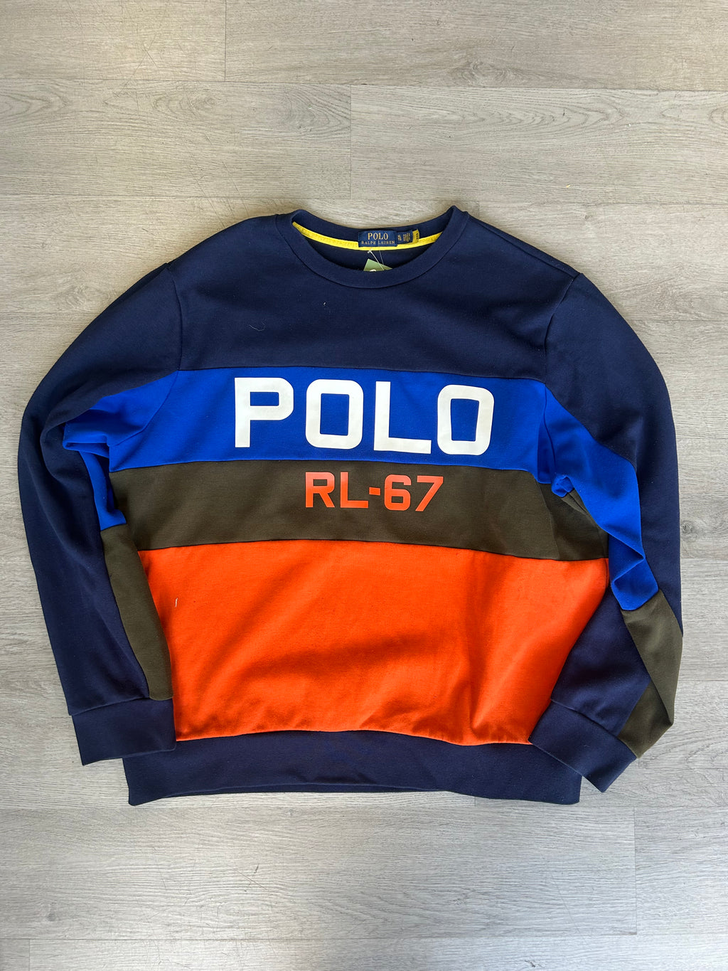 Polo Ralph Lauren Sportsman RL-67 Colorblock Sweatshirt