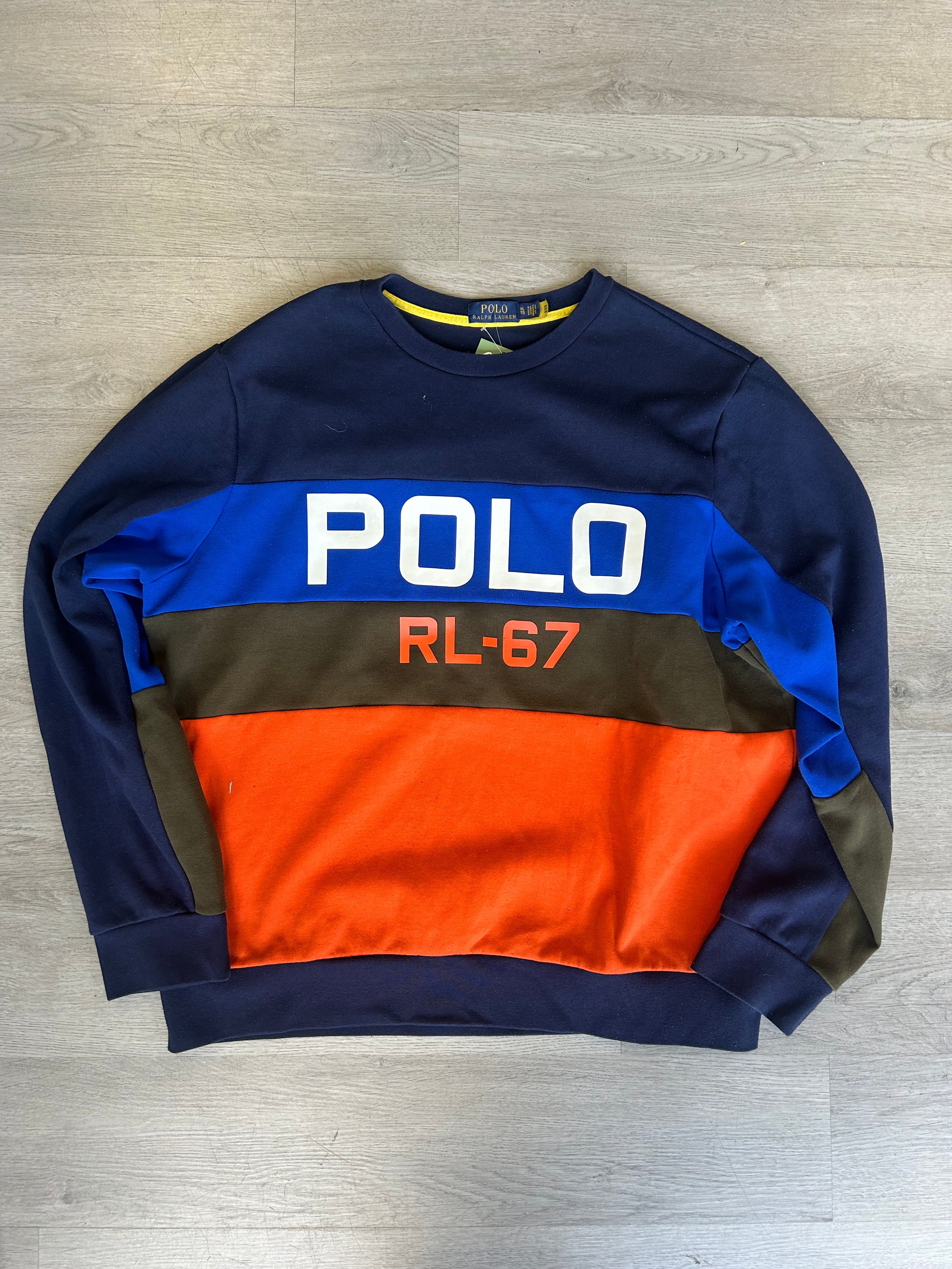 Polo Ralph Lauren Sportsman RL-67 Colorblock Sweatshirt