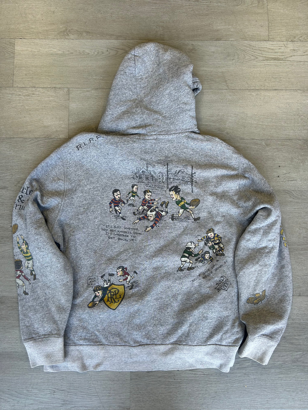 Polo Ralph Lauren St Andrews Football Rugby Hoodie
