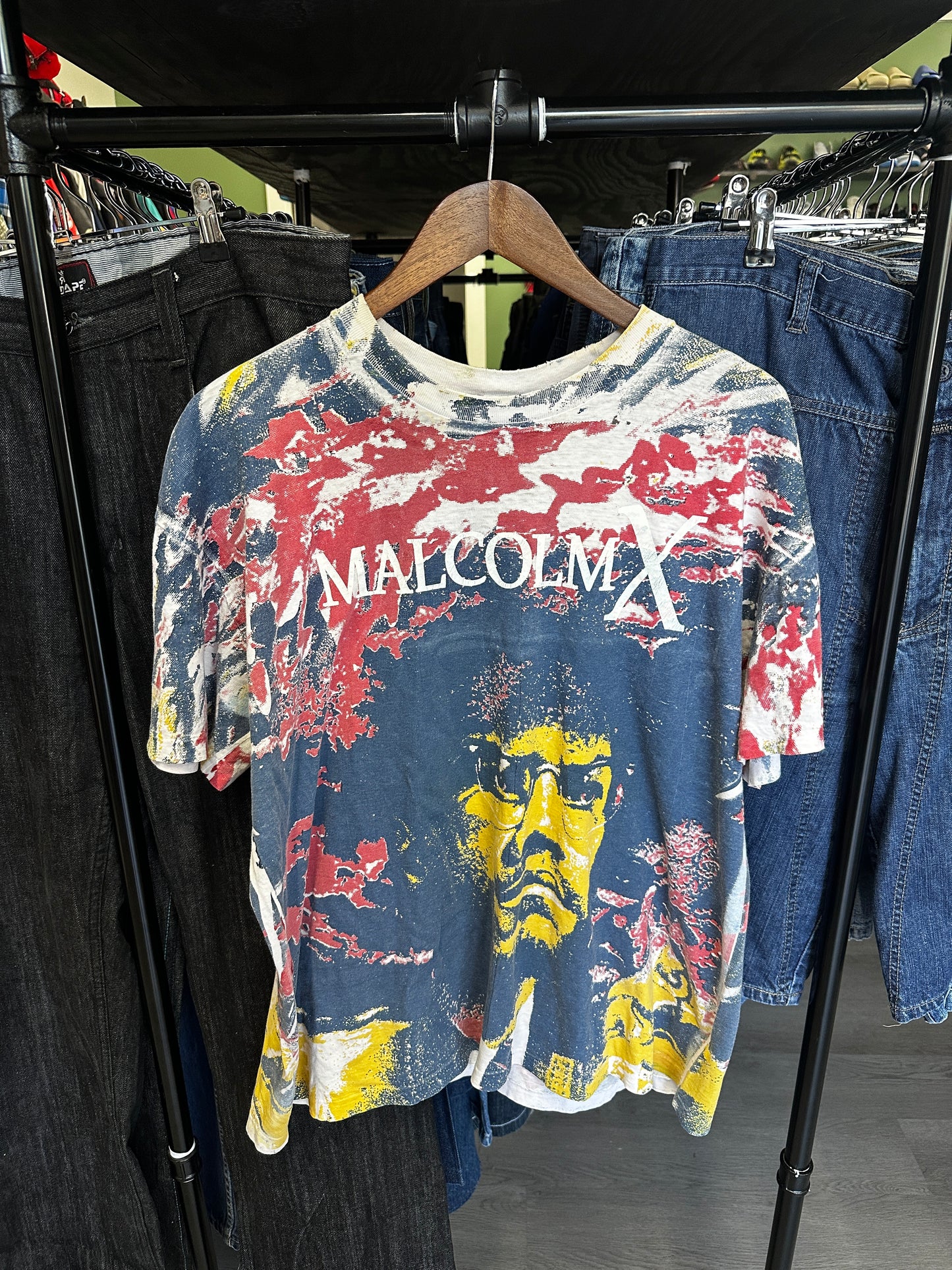 Vintage Malcolm X AOP Tee