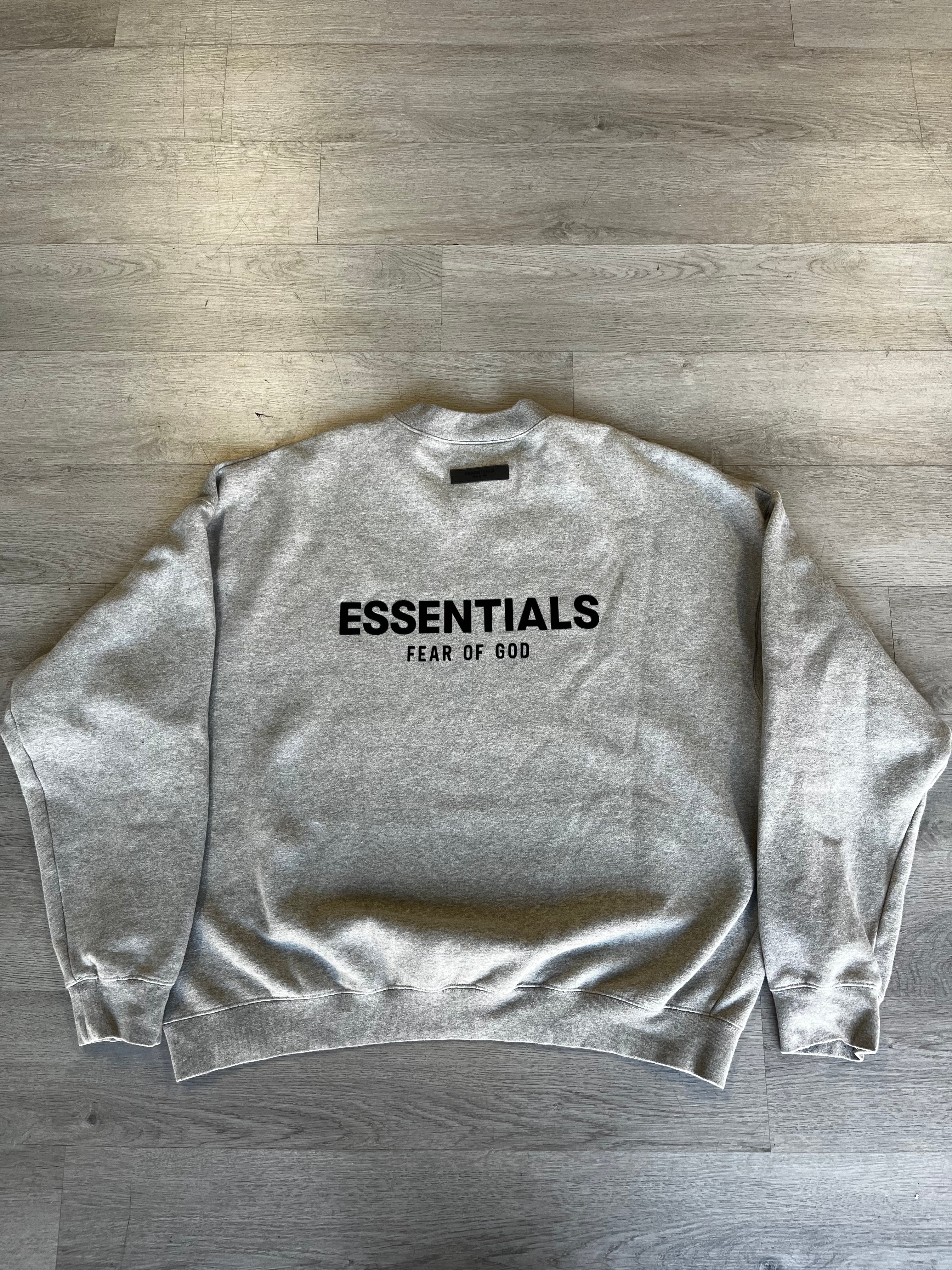 Essentials Fear Of God Grey Sweatshirt