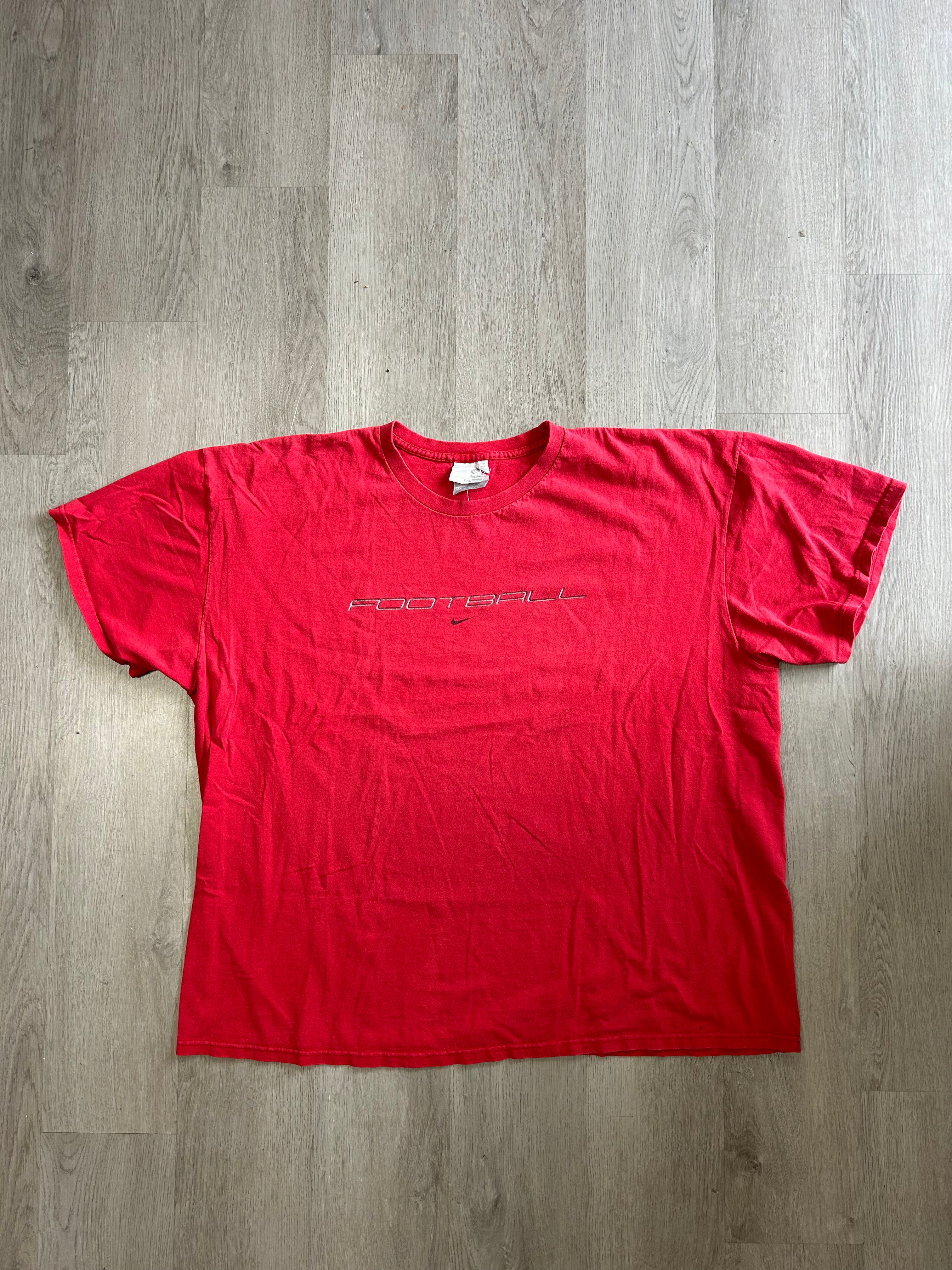 Vintage Nike Football Red Tee