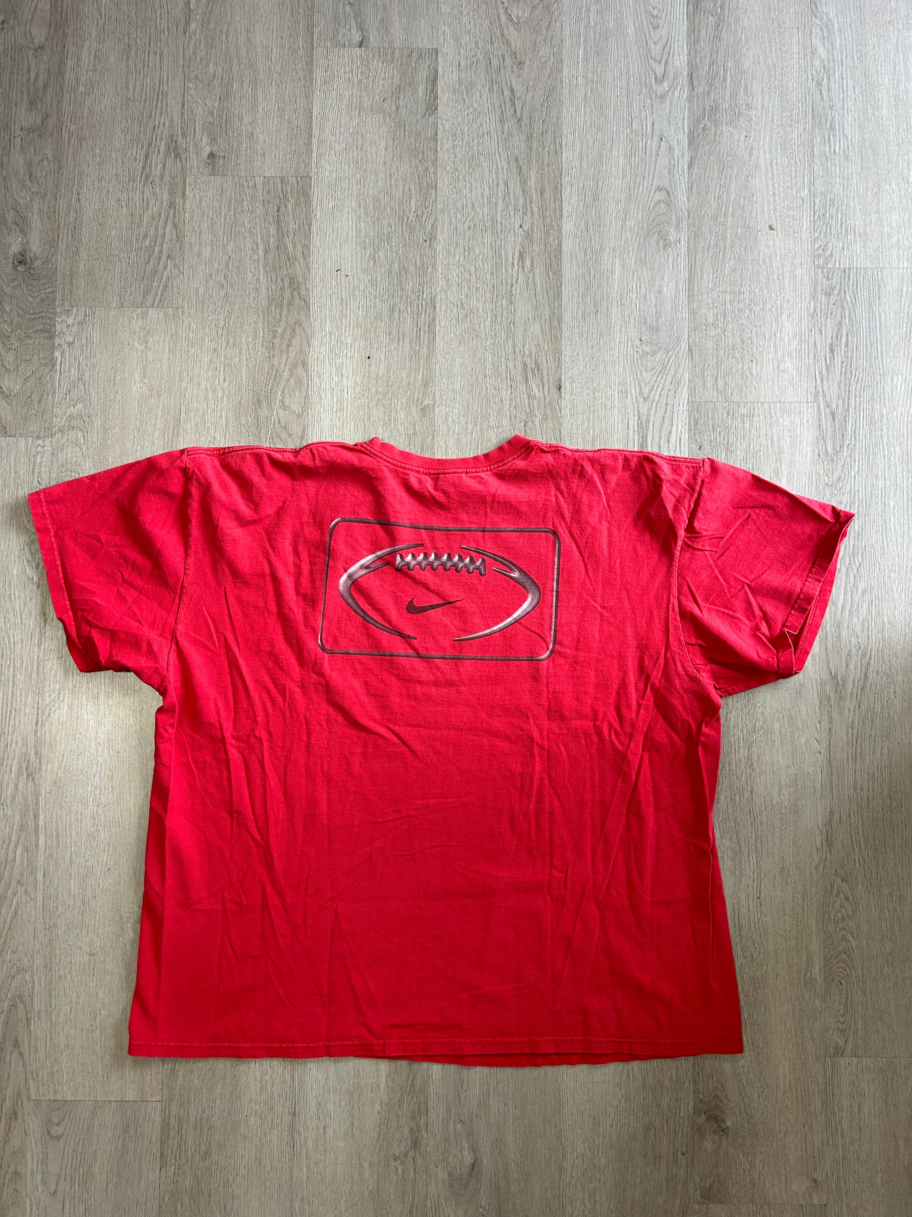 Vintage Nike Football Red Tee