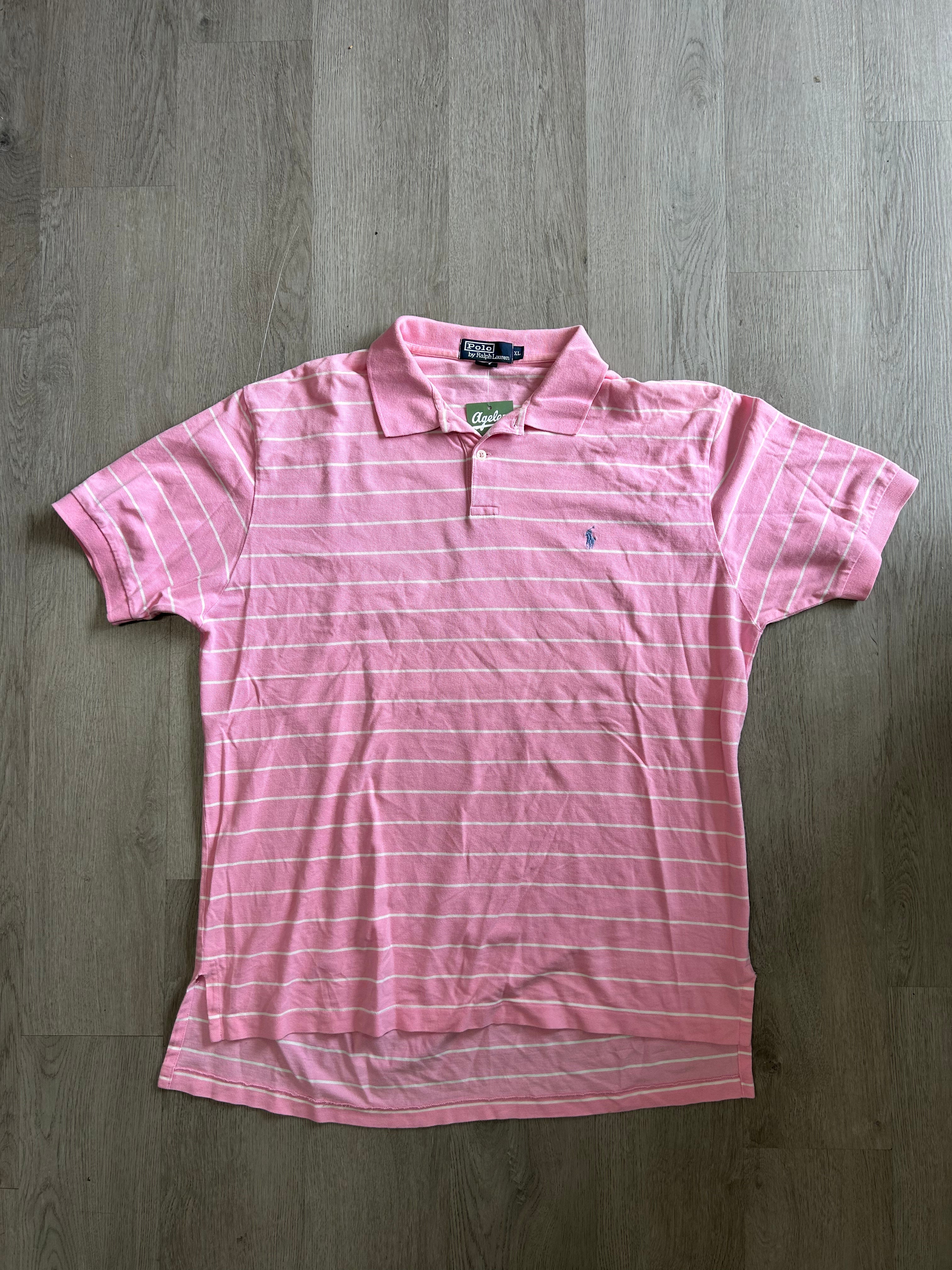Polo Ralph Lauren Pink Stripe Collared Shirt