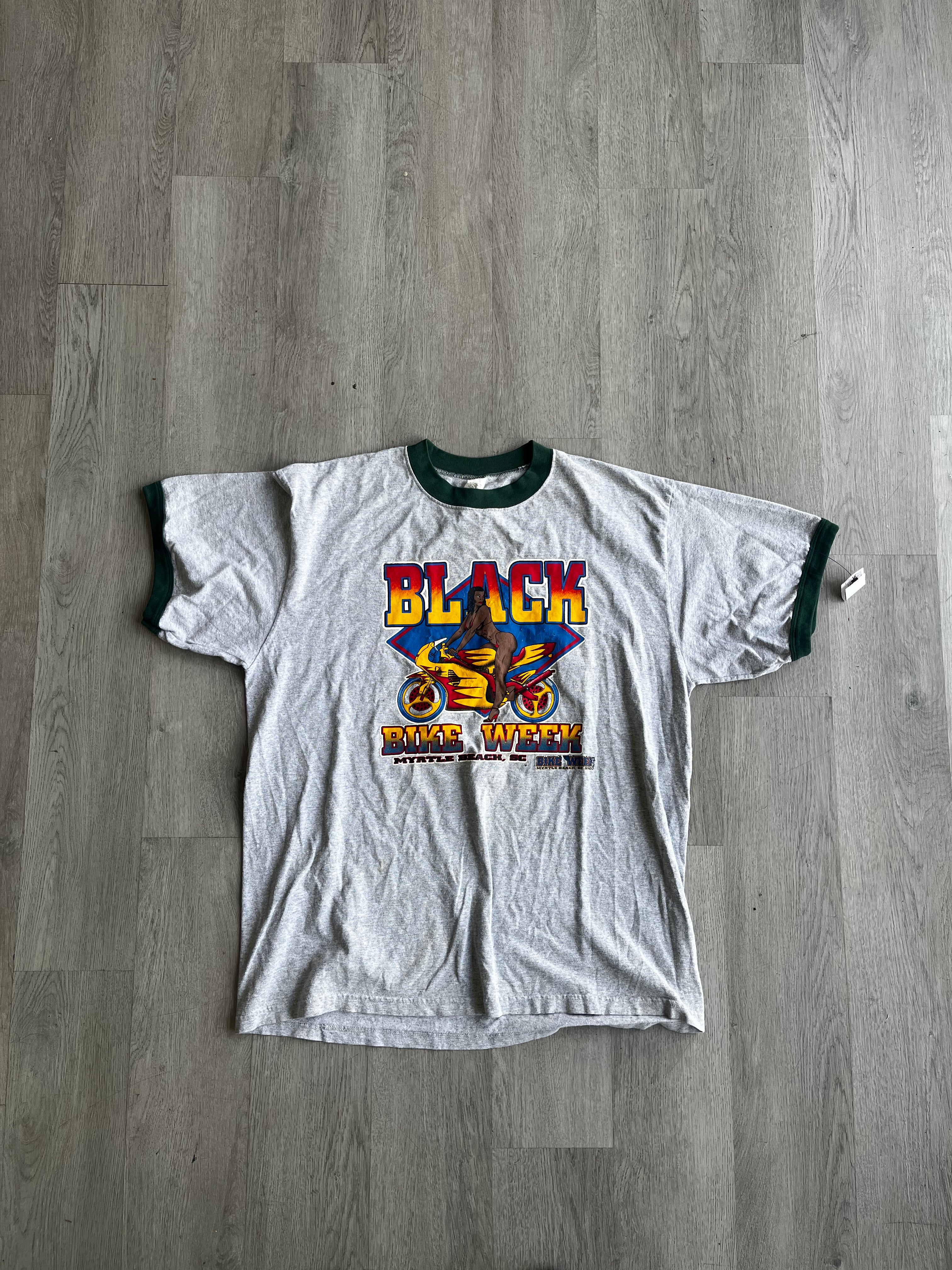 Vintage Black Bike Week Myrtle Beach Tee