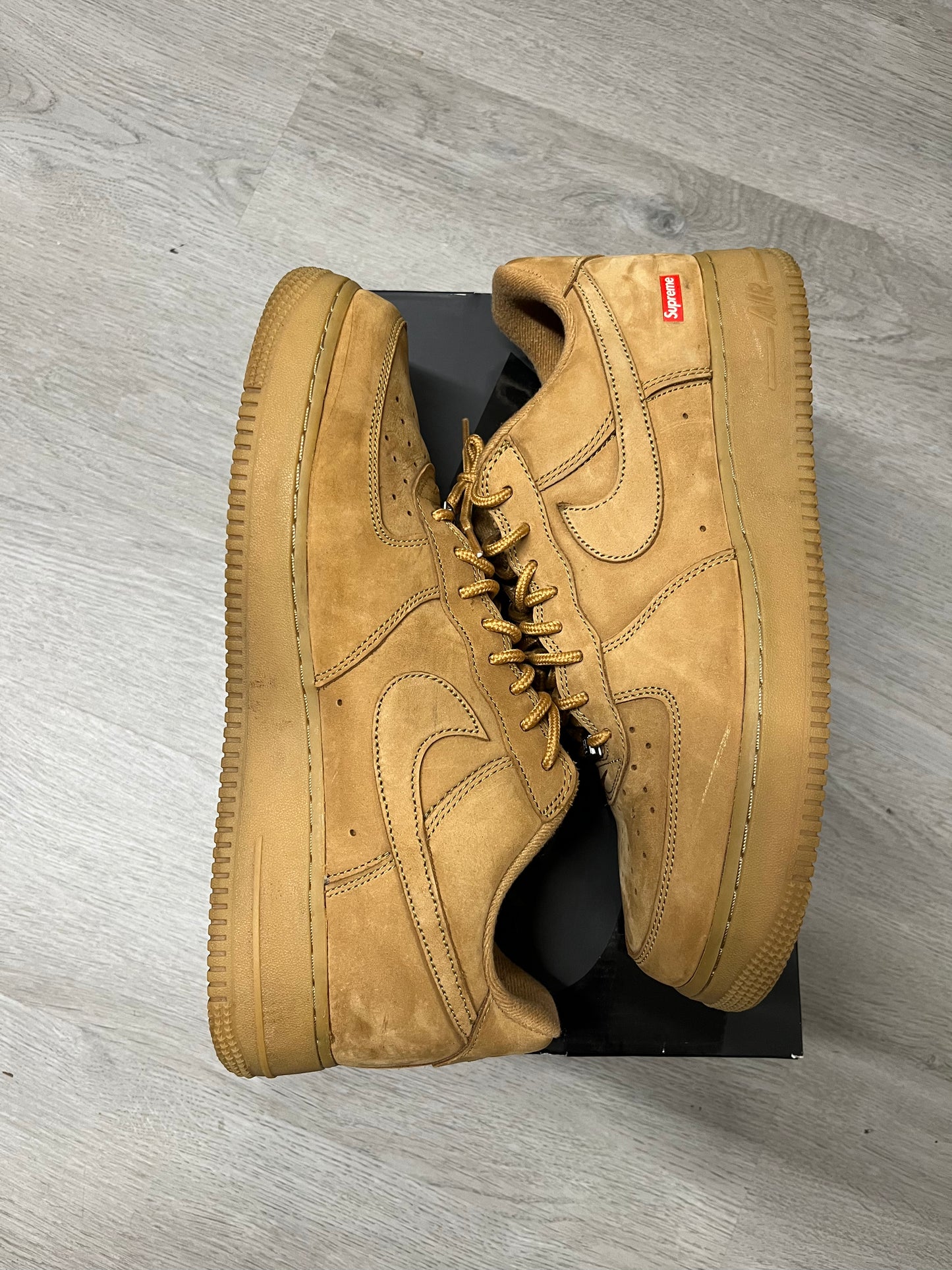 Pre-Owned Nike Air Force 1 Low Supreme Wheat