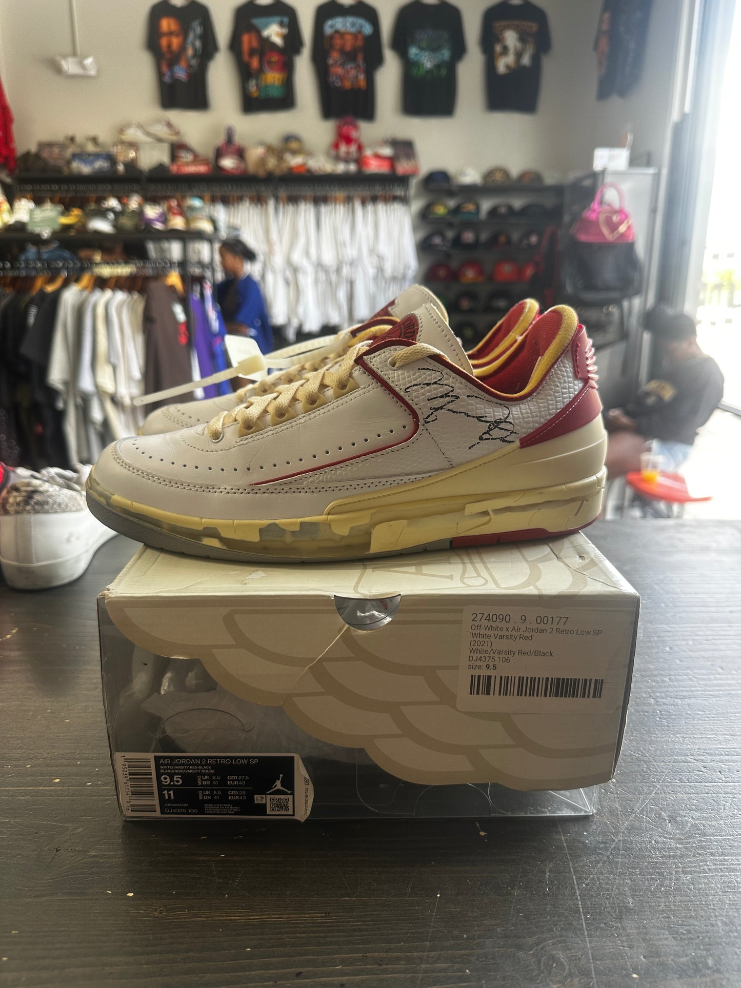 Pre-Owned Jordan 2 Retro Low SP Off-White Red