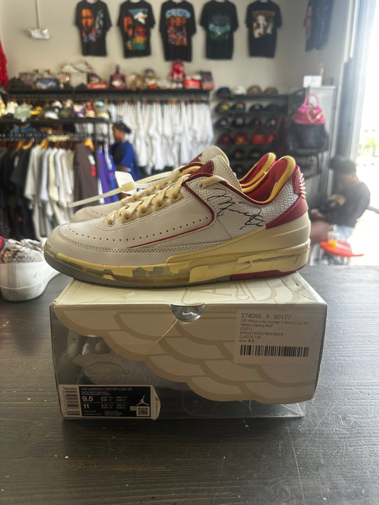 Pre-Owned Jordan 2 Retro Low SP Off-White Red