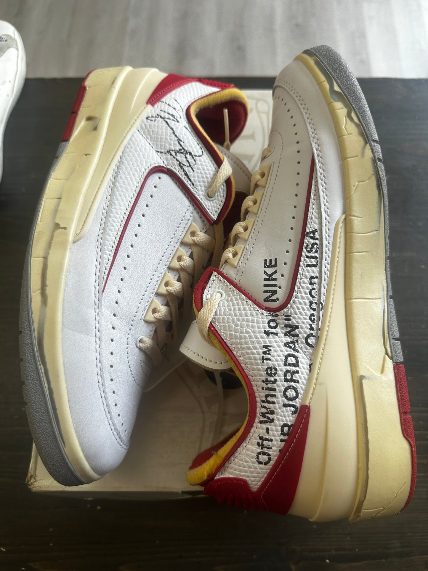 Pre-Owned Jordan 2 Retro Low SP Off-White Red