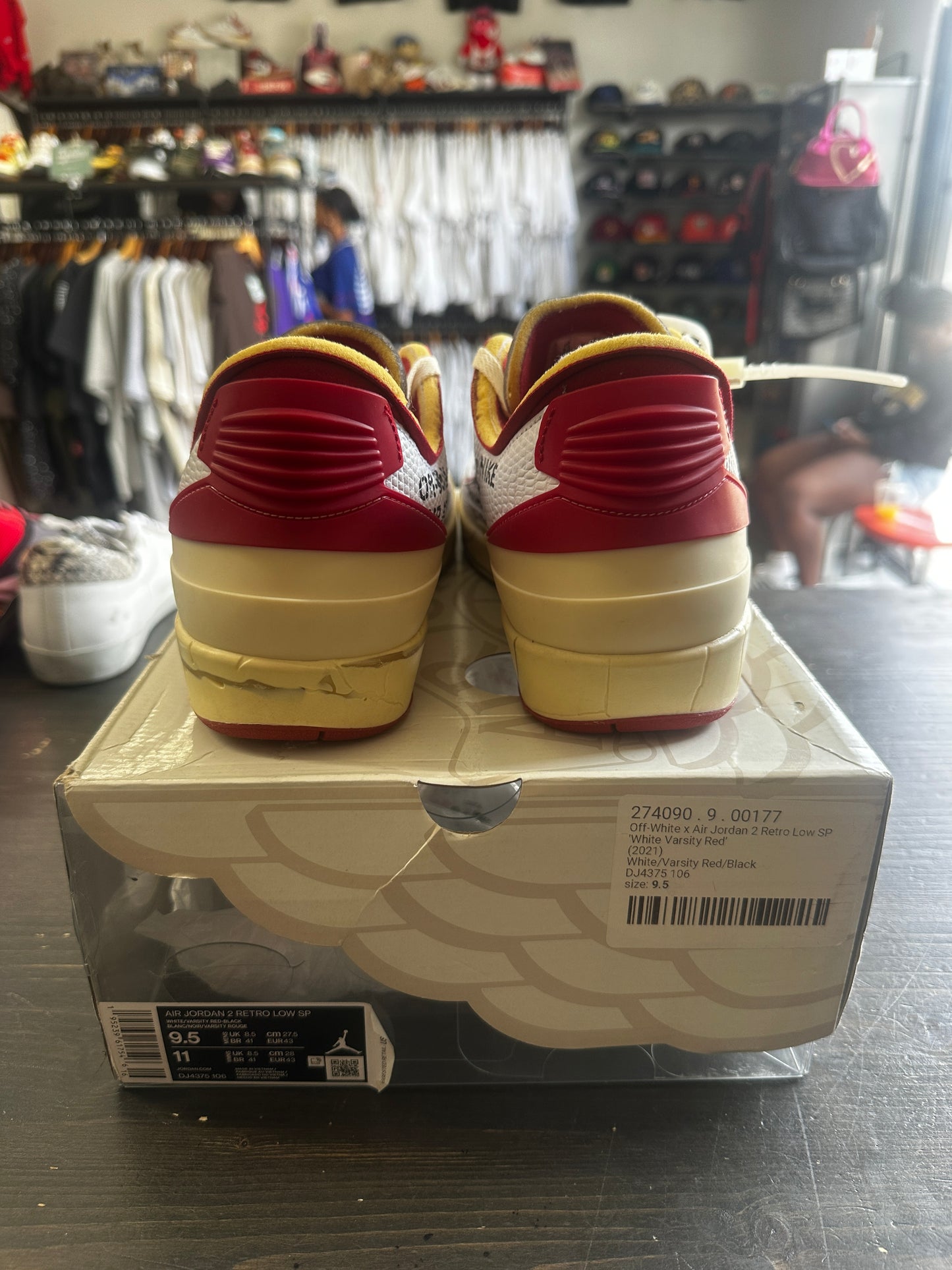 Pre-Owned Jordan 2 Retro Low SP Off-White Red