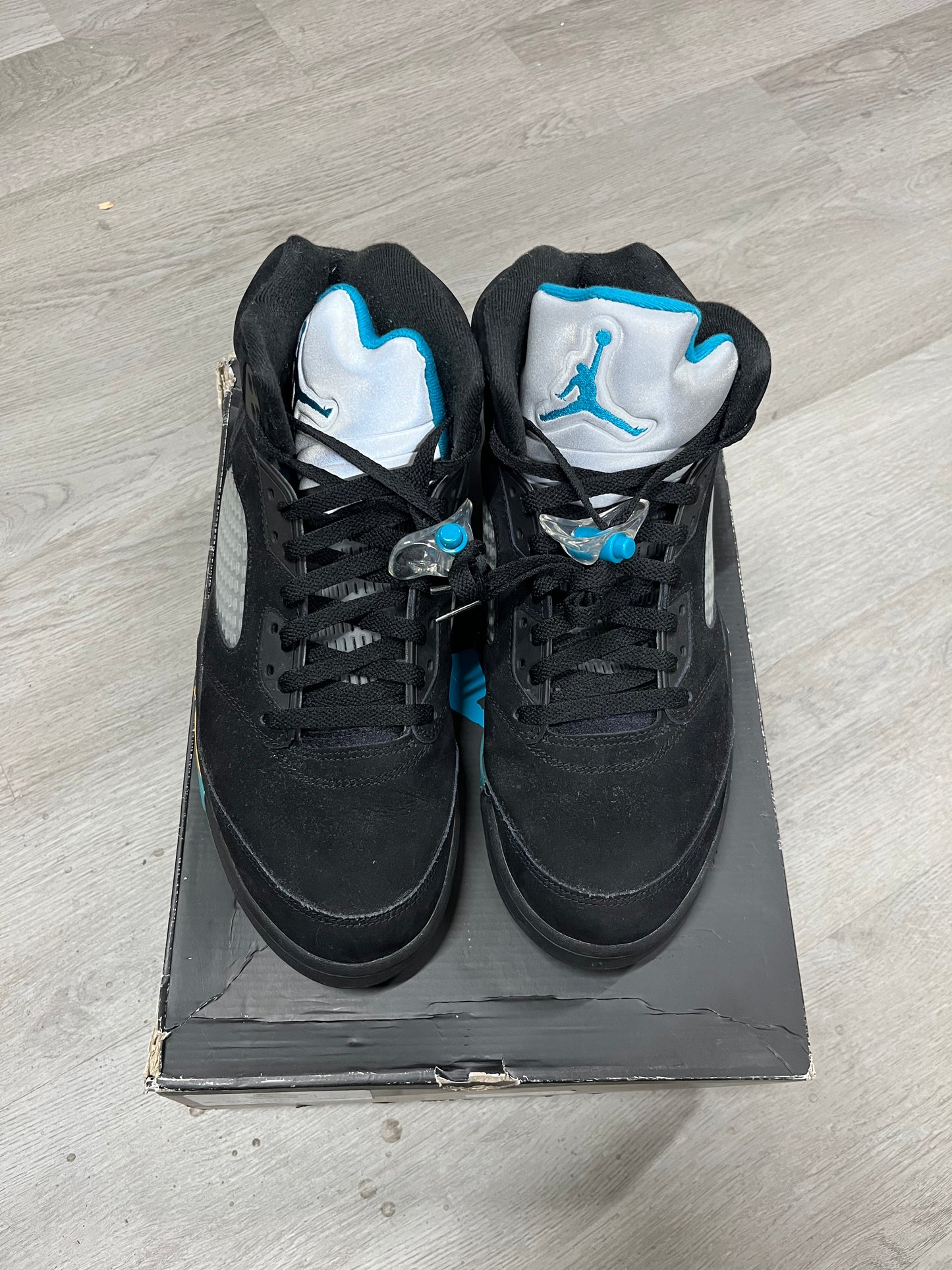 Pre-owned Jordan 5 Retro Aqua