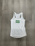 Women’s White Dilly Dilly St. Patrick’s Tank Top