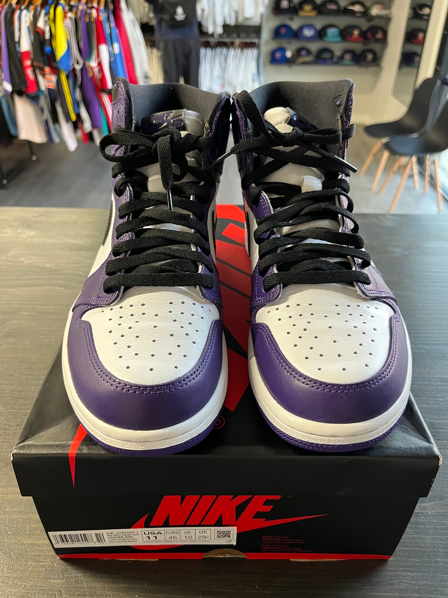 Pre-Owned Jordan 1 Retro High Court Purple White