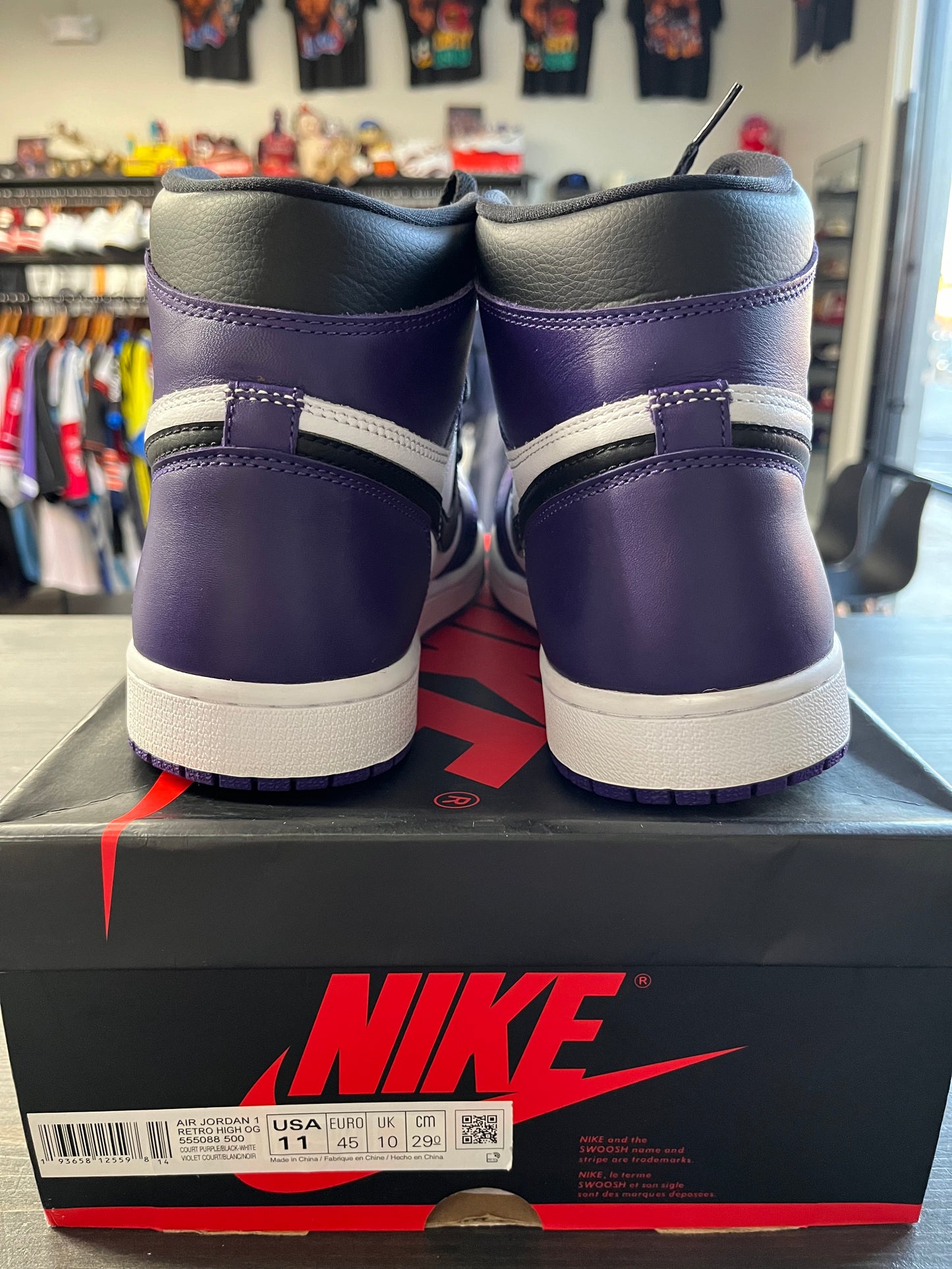 Pre-Owned Jordan 1 Retro High Court Purple White