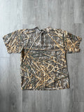 Vintage Mossy Oak Camo Button Tee