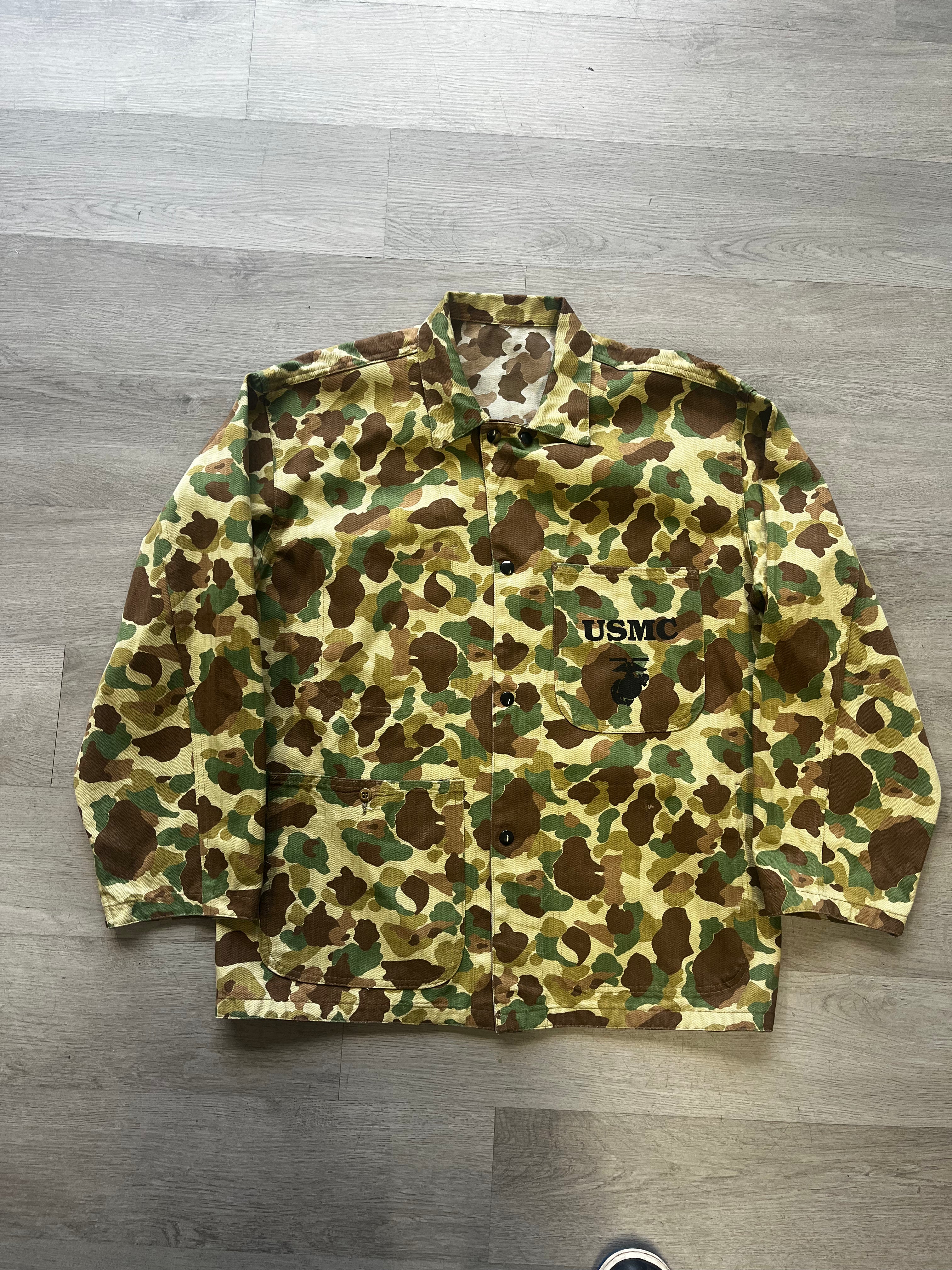 Vintage USMC P-42 Herringbone Twill Reversible Jacket