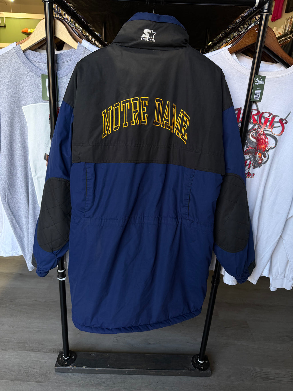 Vintage Notre Dame Starter Jacket