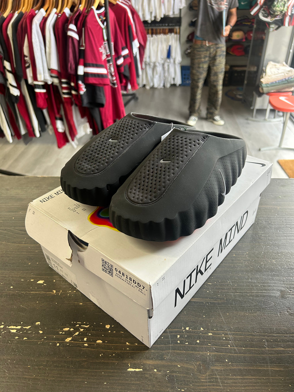 Nike Mind 001 Slide Black Chrome