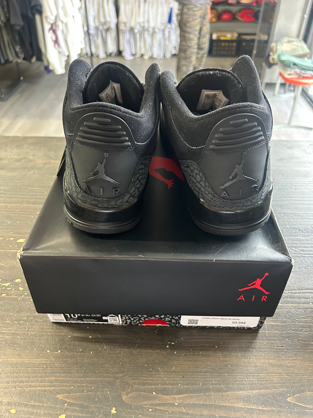 Pre-Owned Jordan 3 Retro Black Cat (2025)
