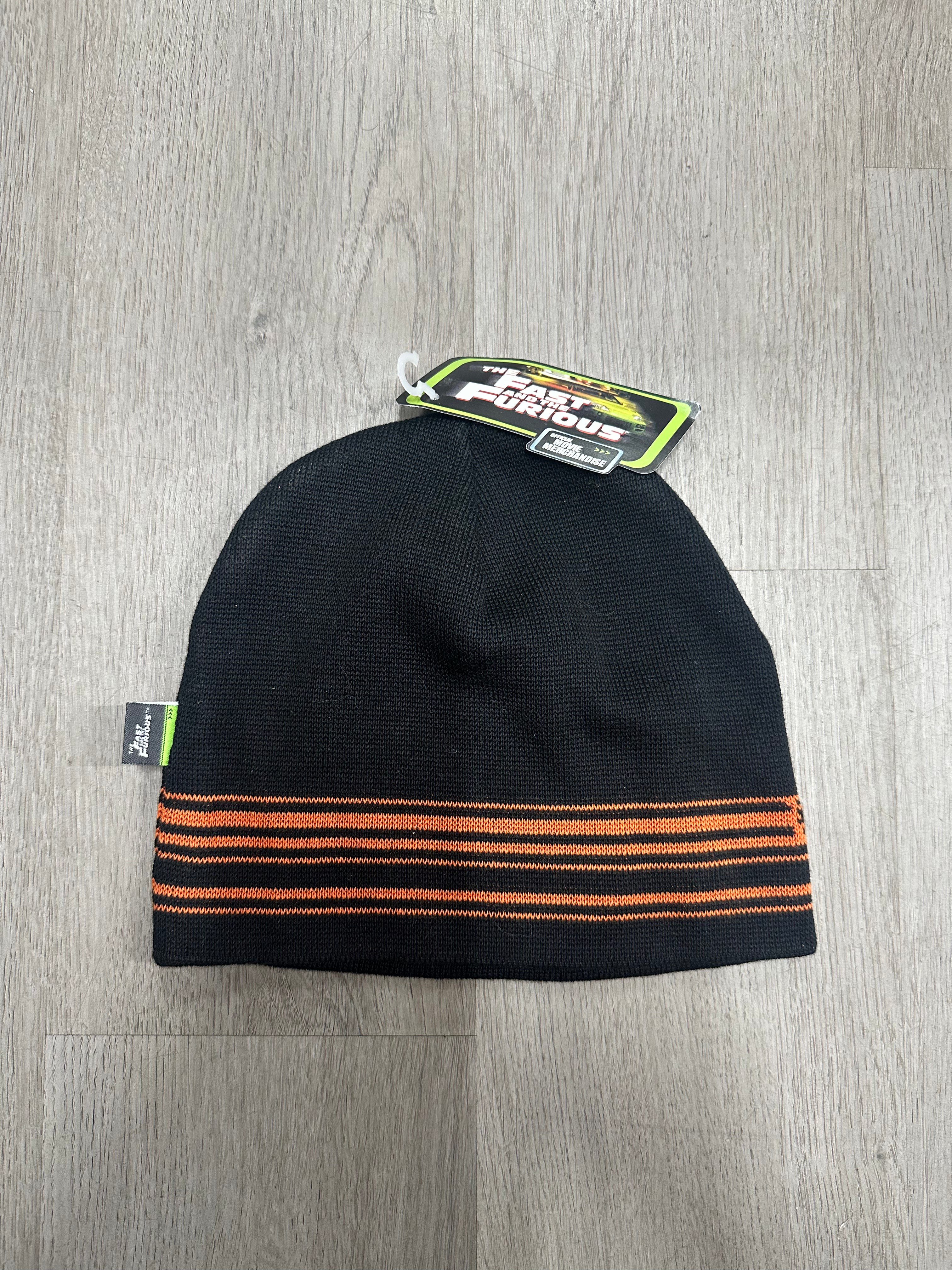 Black/Orange 2 Fast 2 Furious Official Movie Merch Beanie