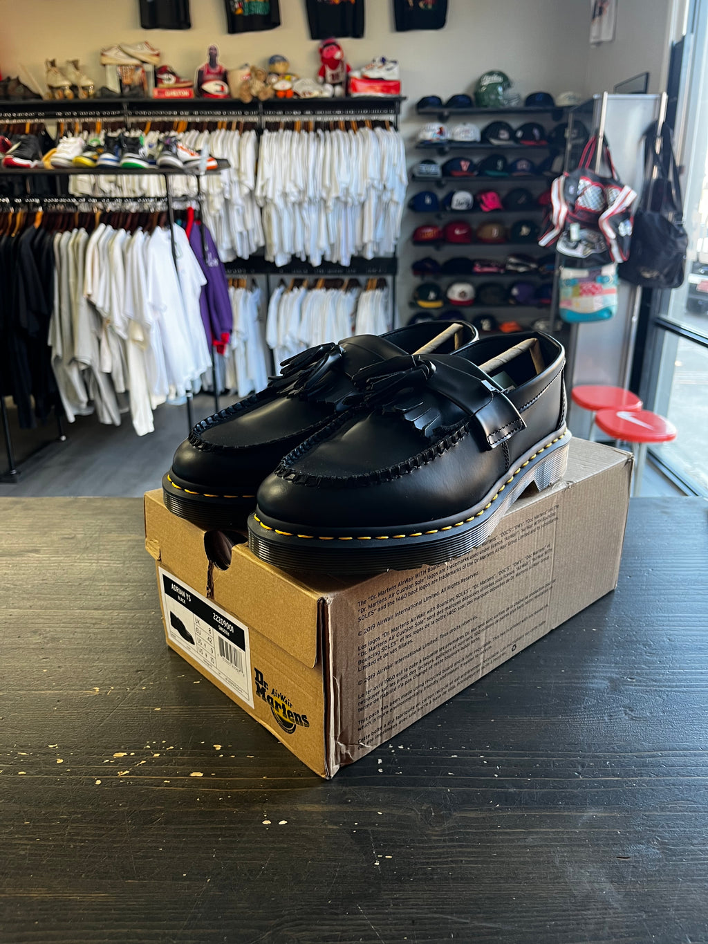 Dr. Martens Adrian Smooth Leather Tassel Loafer Black
