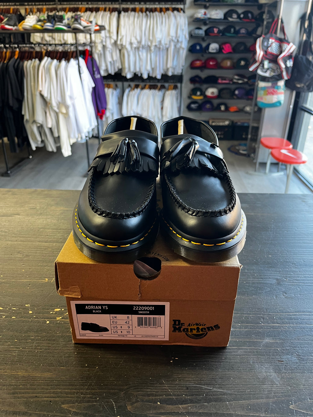 Dr. Martens Adrian Smooth Leather Tassel Loafer Black