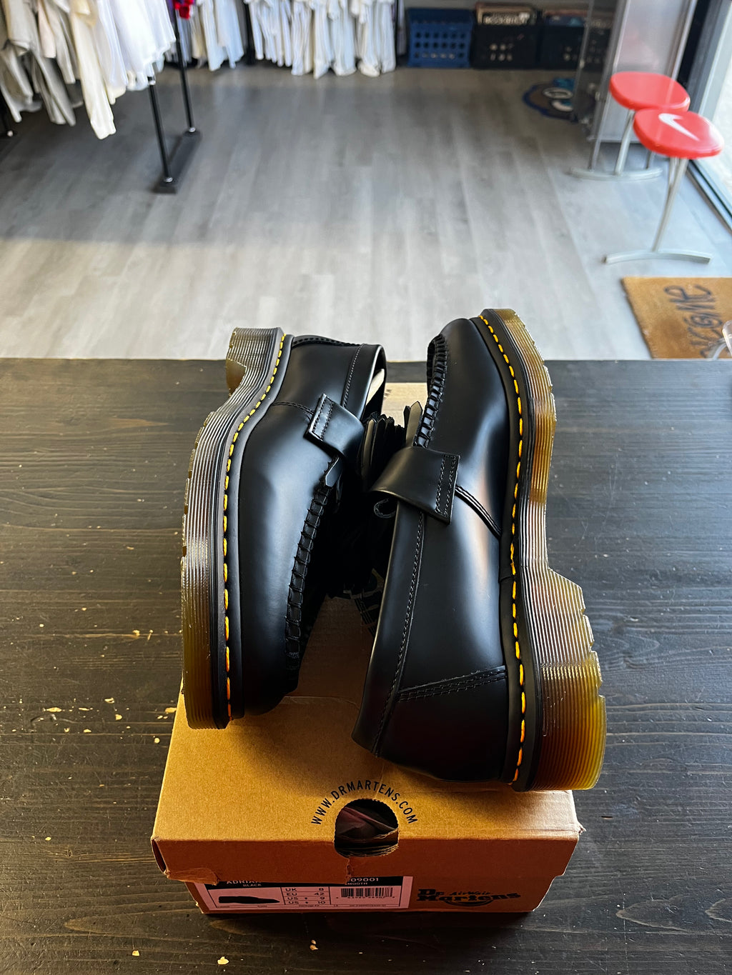 Dr. Martens Adrian Smooth Leather Tassel Loafer Black
