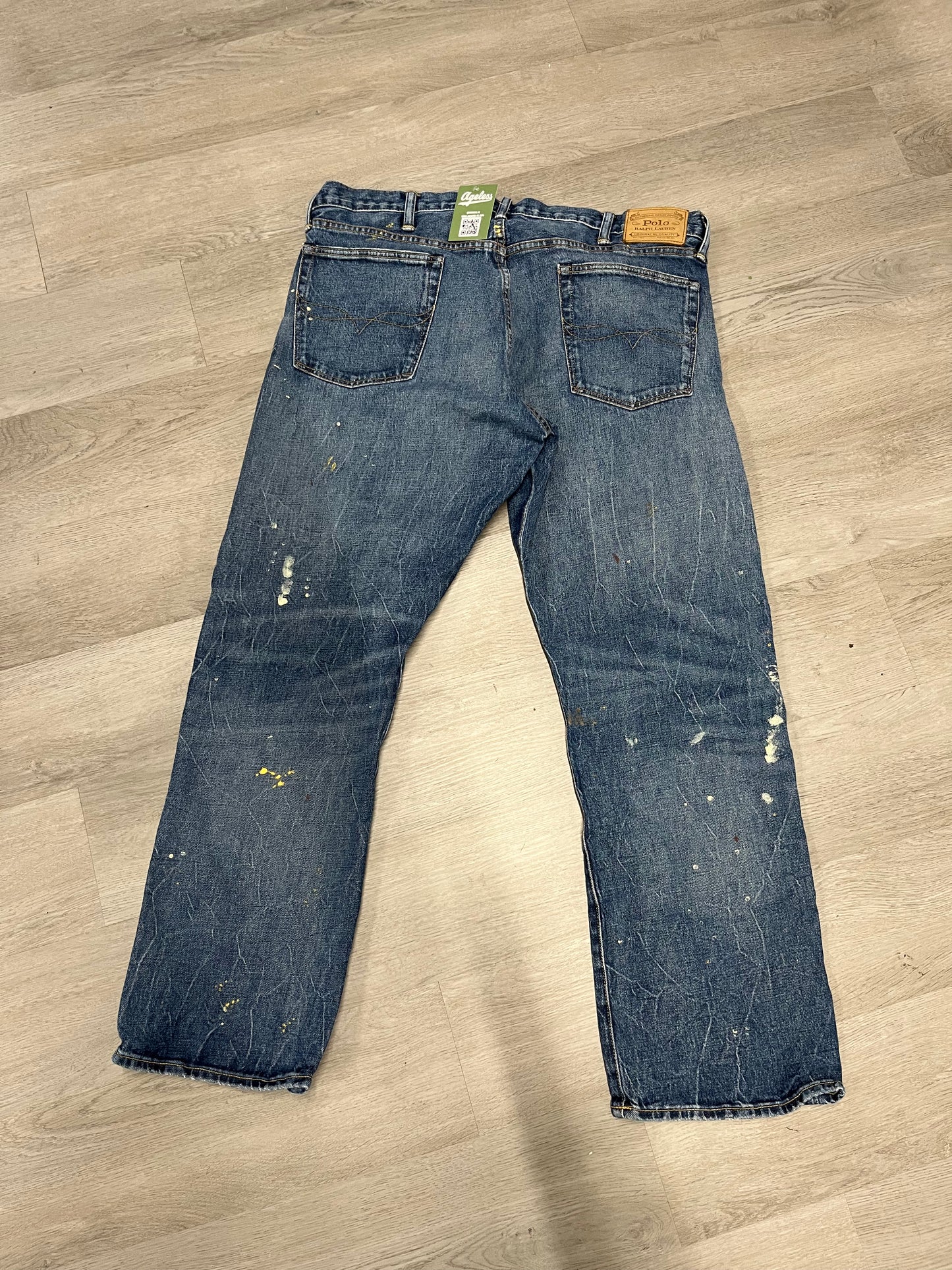 Vintage Polo Ralph Lauren Paint Splatter Jeans