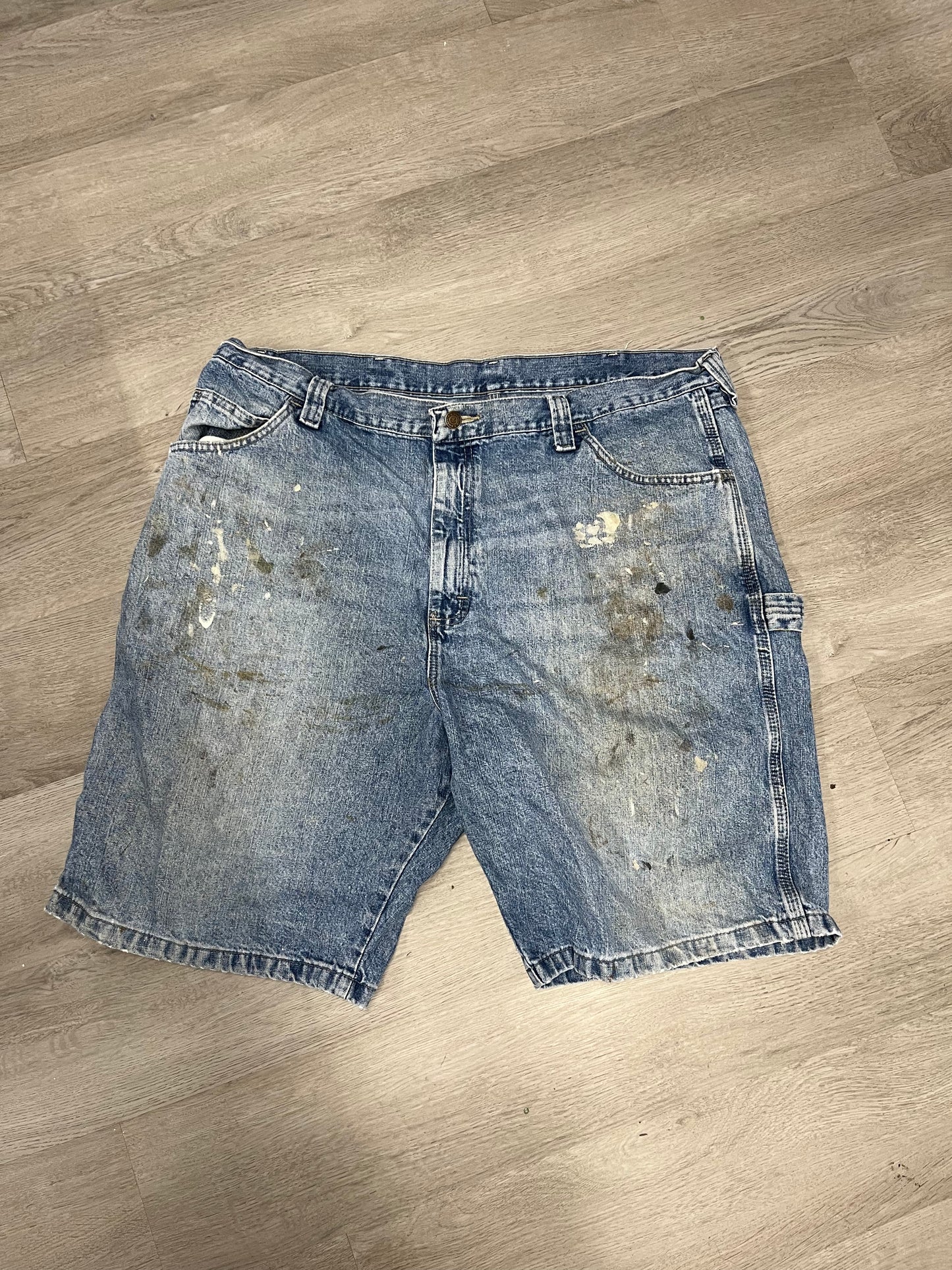 Wrangler Paint Splatter Jean Shorts