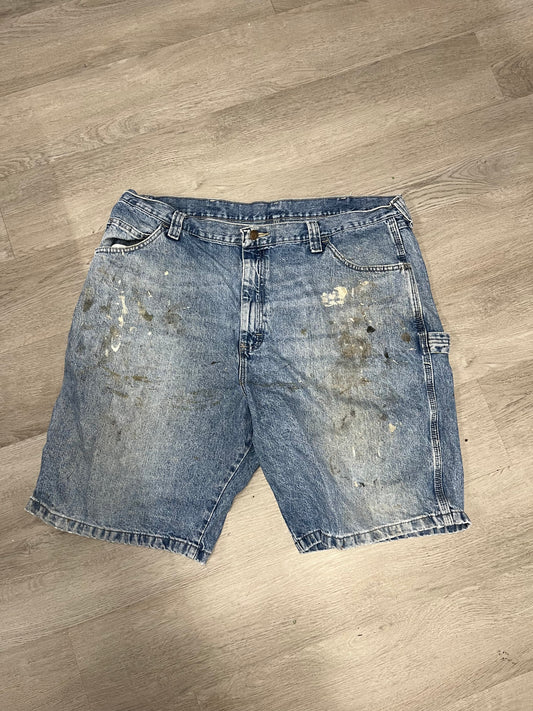 Wrangler Paint Splatter Jean Shorts