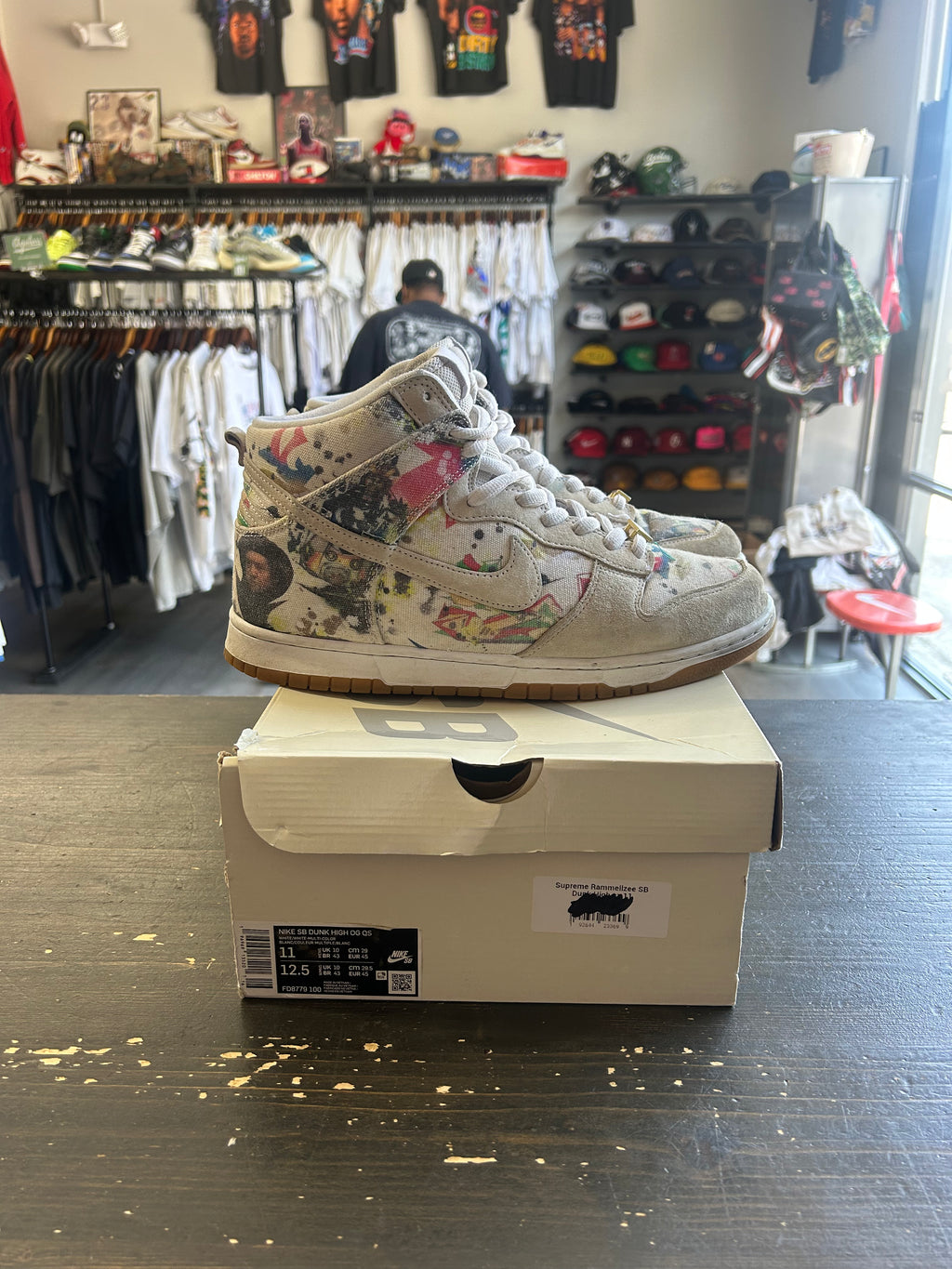 Pre-Owned Nike SB Dunk High Supreme Rammellzee