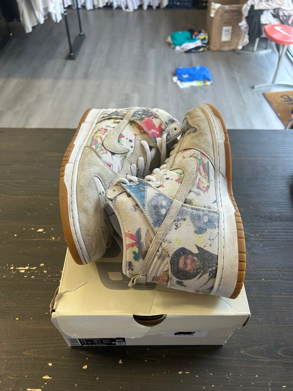 Pre-Owned Nike SB Dunk High Supreme Rammellzee