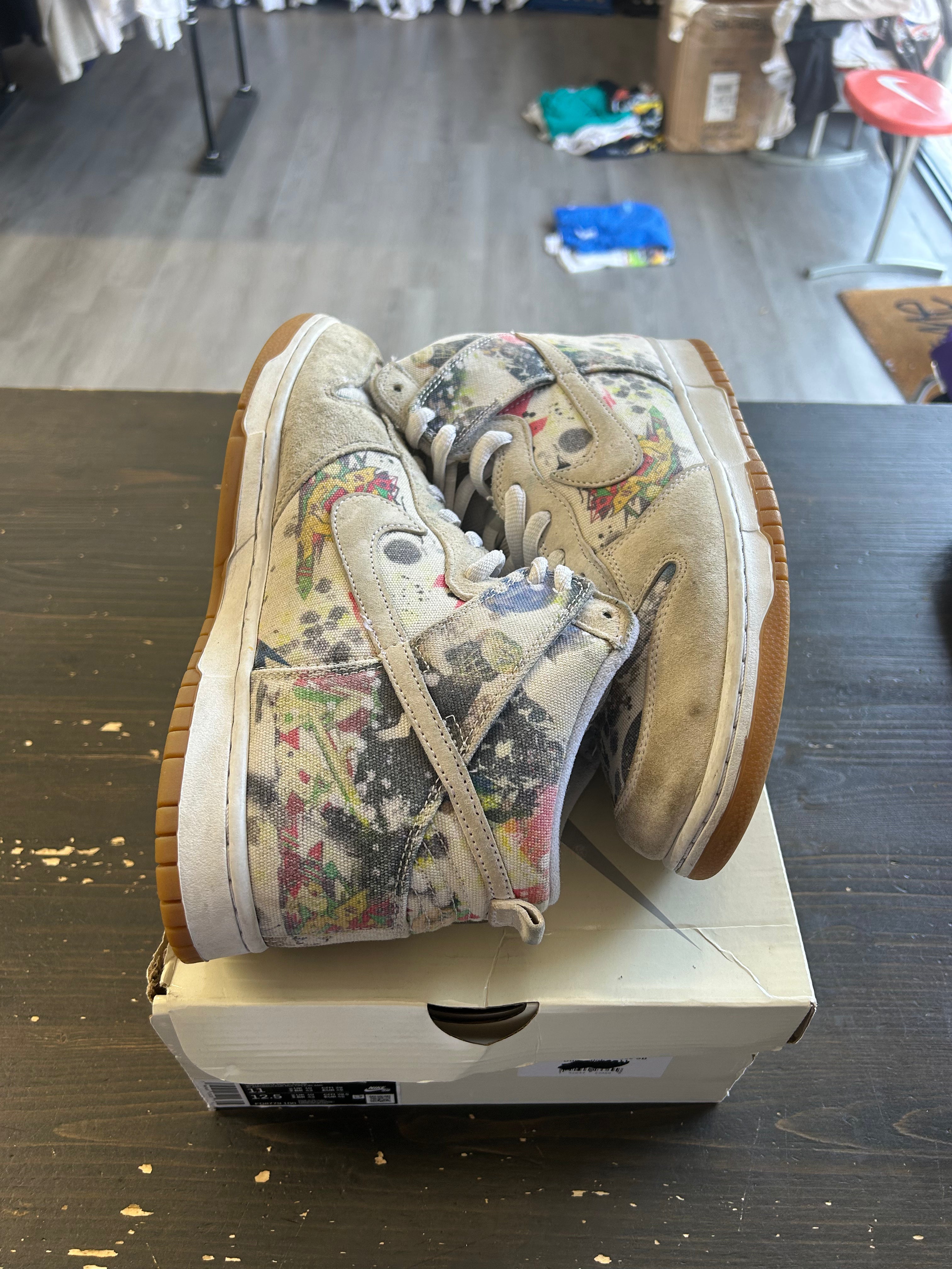Pre-Owned Nike SB Dunk High Supreme Rammellzee