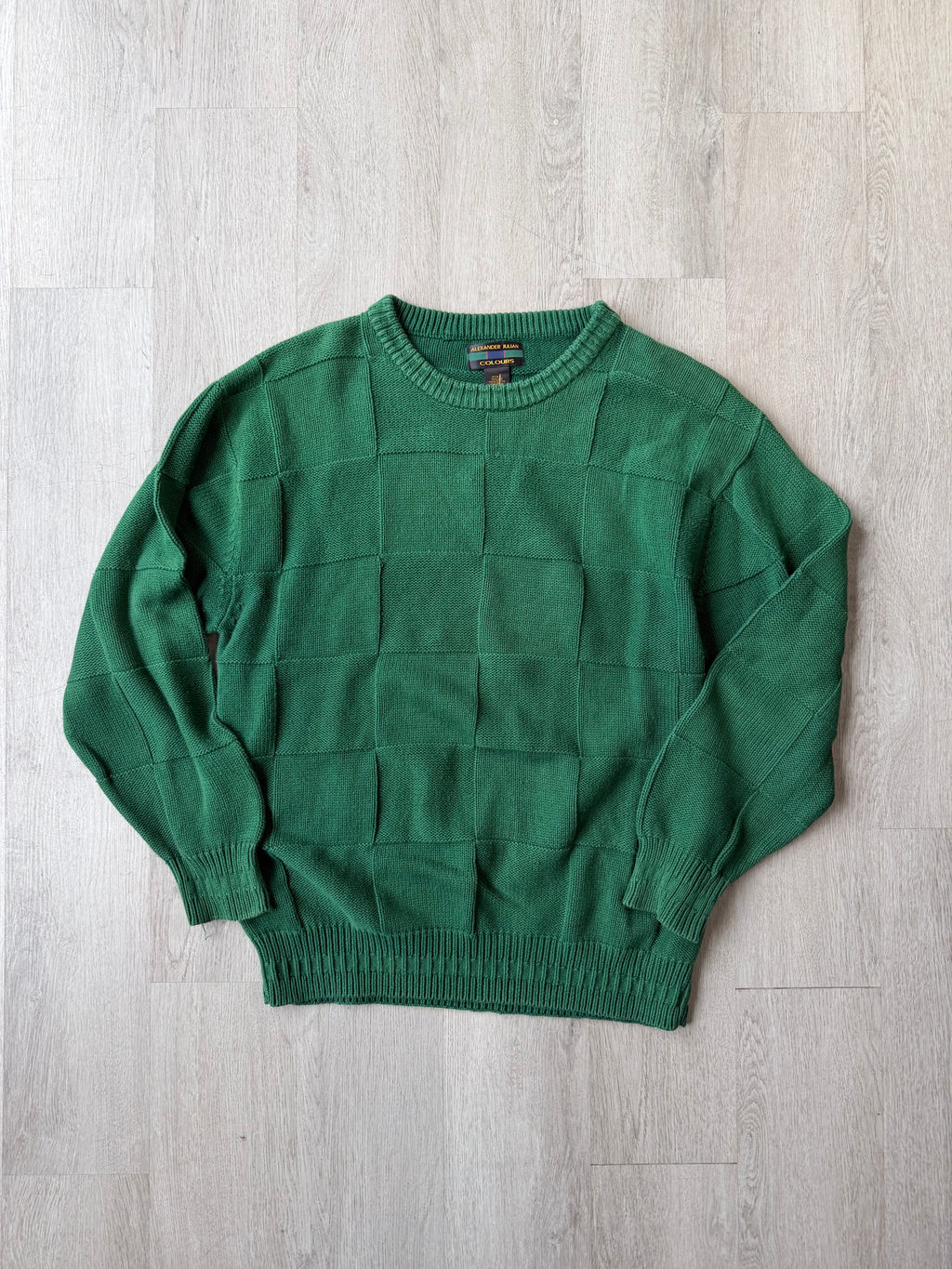 Vintage Green Knit Sweater