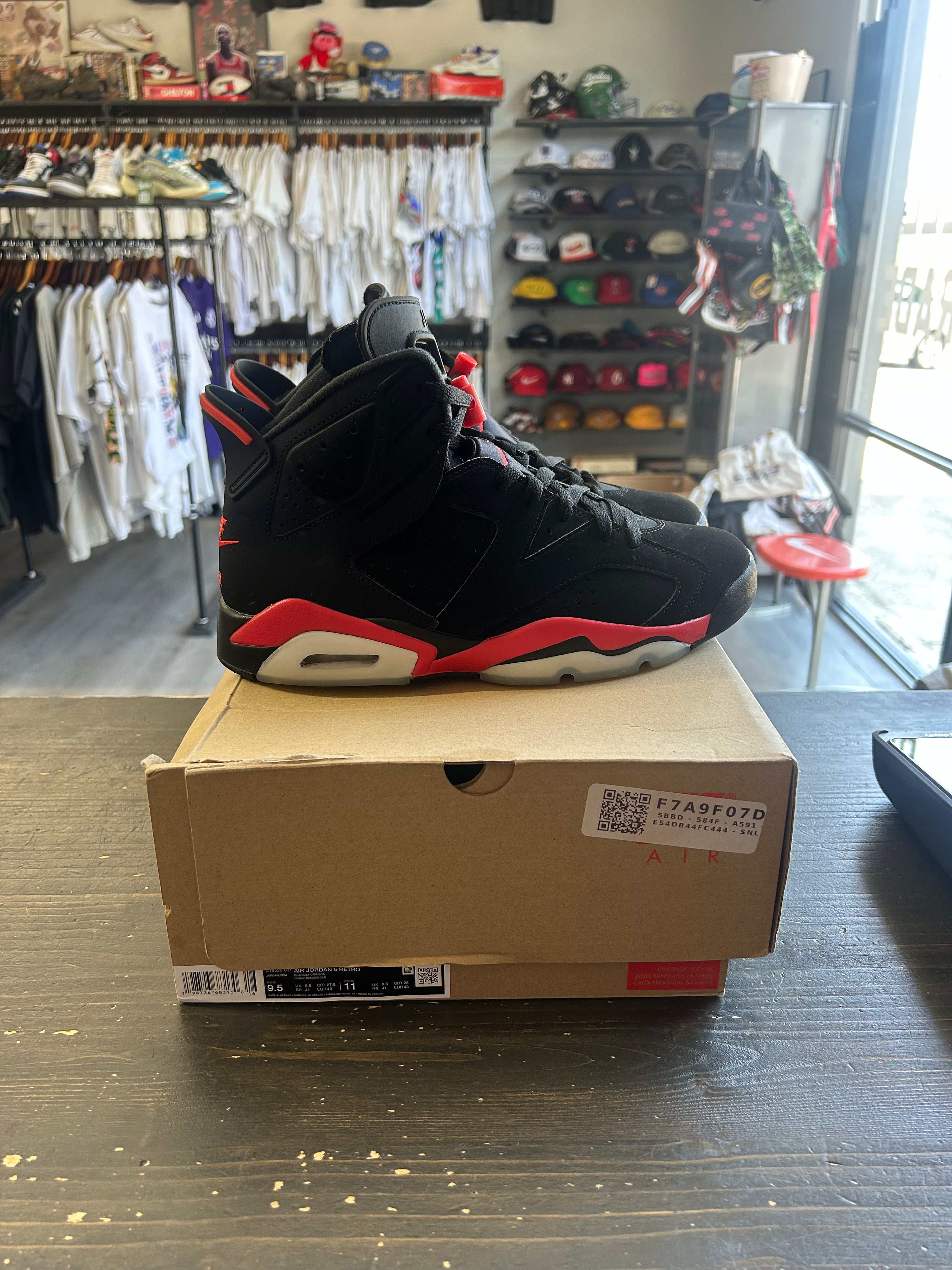 Pre-Owned Jordan 6 Retro Infrared Salesman