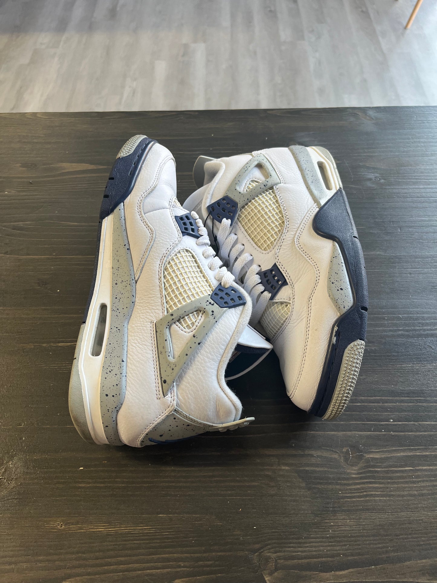 Pre-owned Jordan 4 Retro Midnight Navy