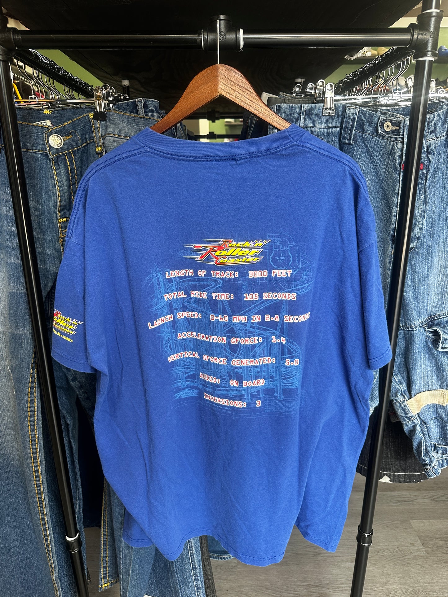 Vintage Disney Rock N Roller Coaster Tee