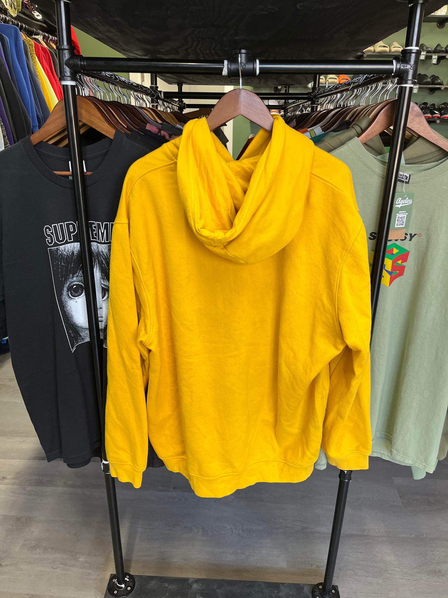 Vintage Yellow Nike Hoodie