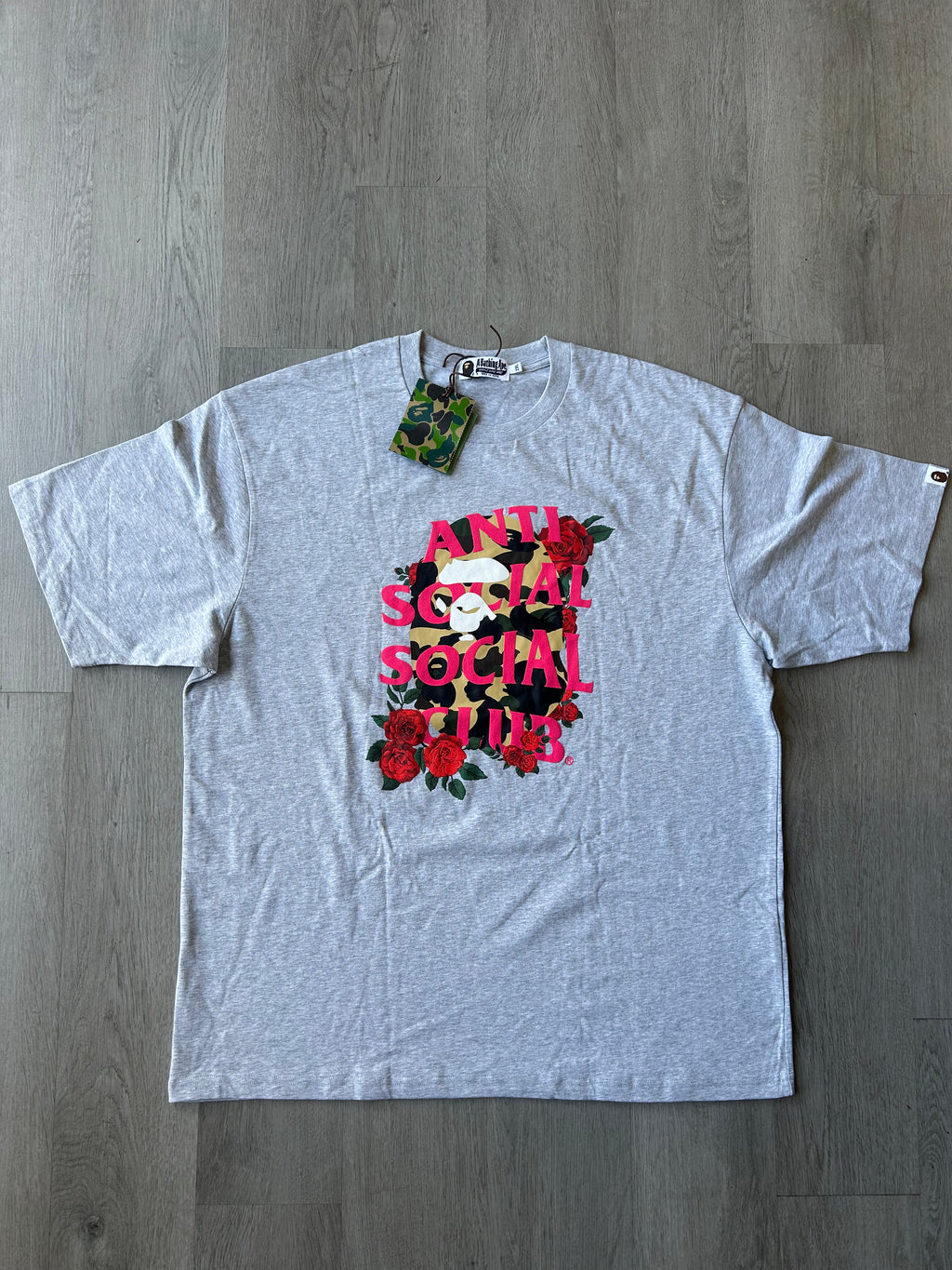 Brand-New A Bathing Ape (BAPE) x Anti Social Social Club Tee #1