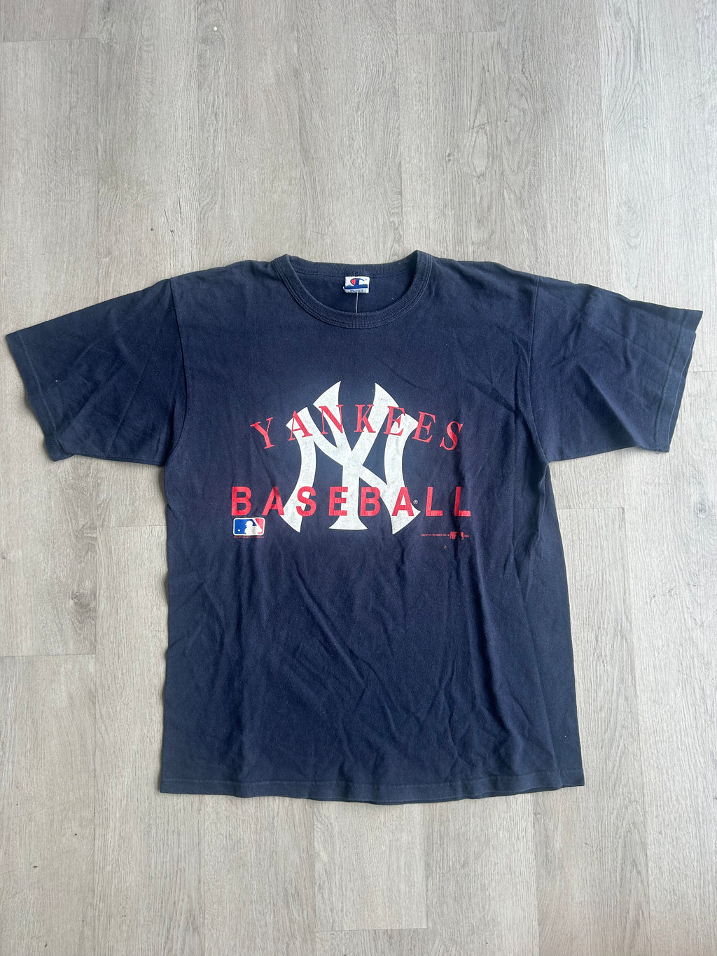 Vintage Navy Yankees Baseball Tee
