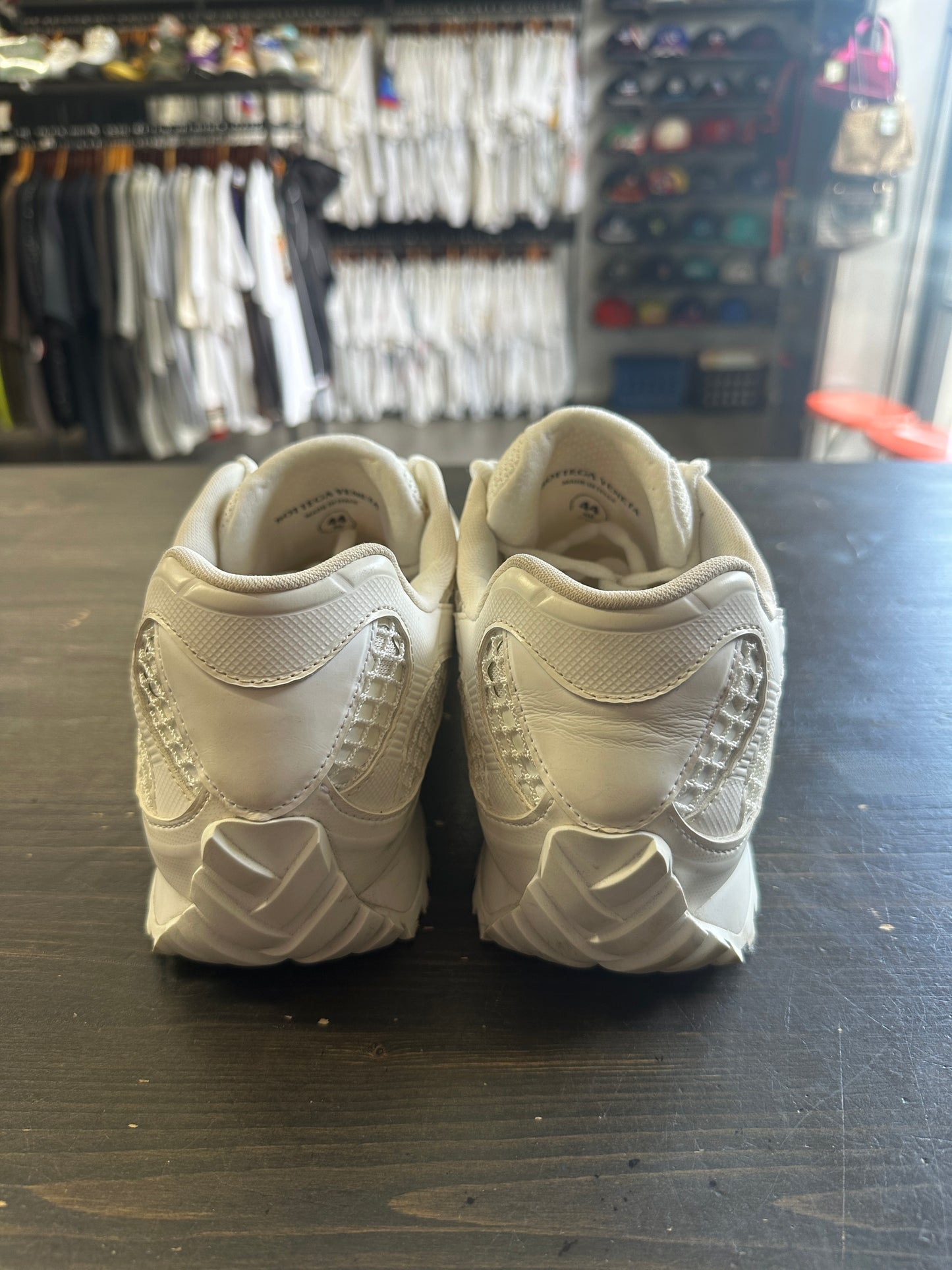 Pre-Owned Bottega Veneta Orbit Sneaker White