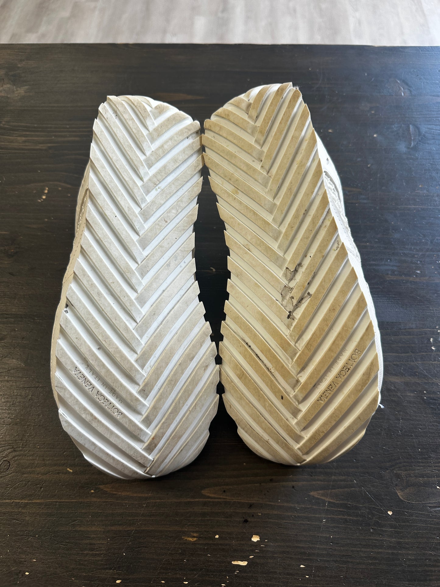 Pre-Owned Bottega Veneta Orbit Sneaker White