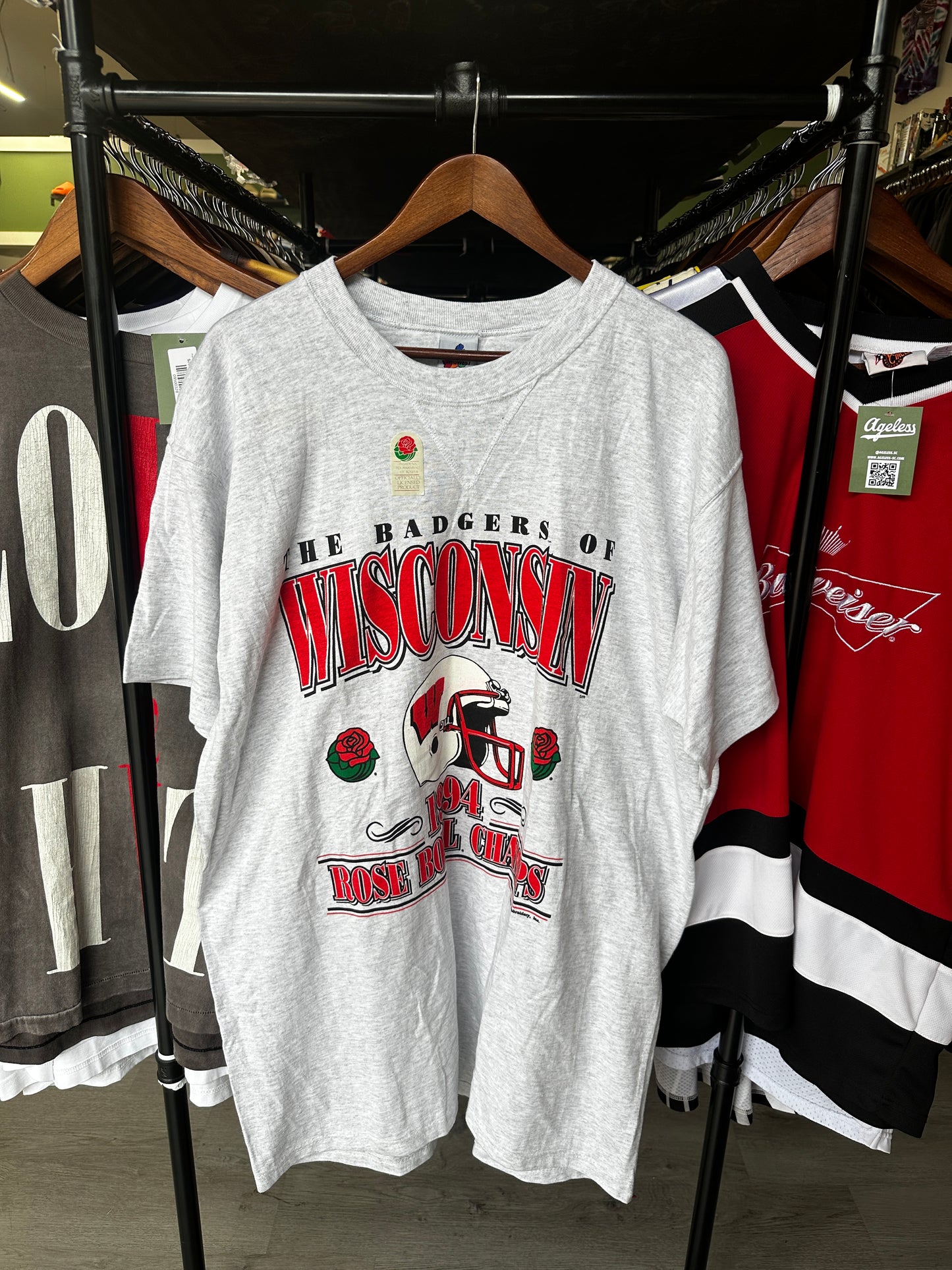 Vintage Wisconsin Badgers 1994 Rose Bowl Champs Tee