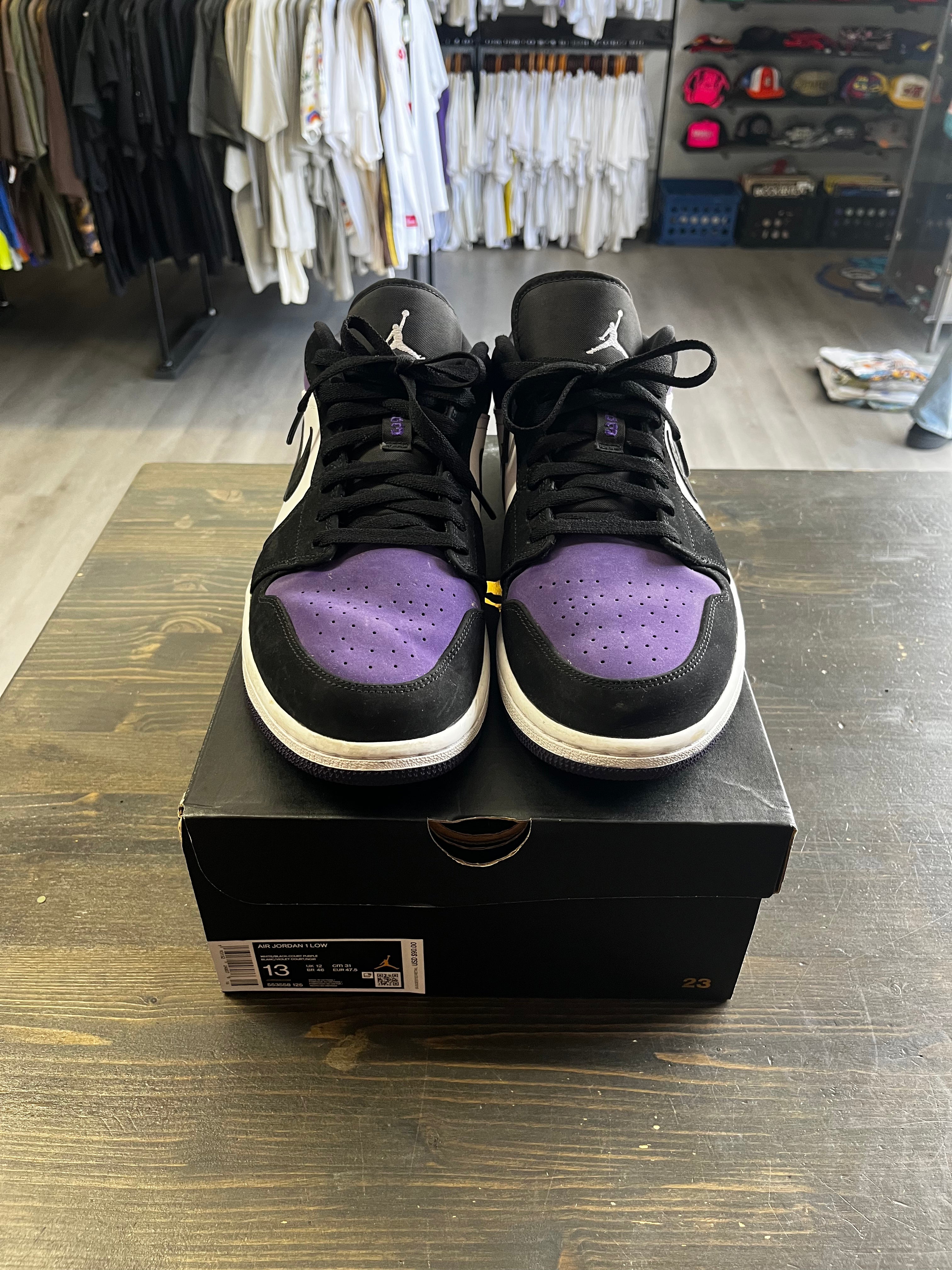 Pre-Owned Jordan 1 Low Court Purple