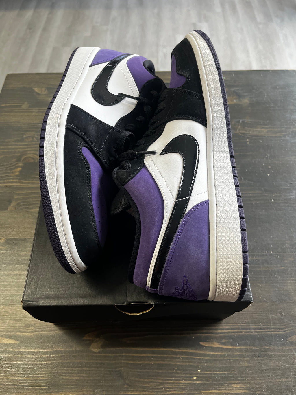 Pre-Owned Jordan 1 Low Court Purple