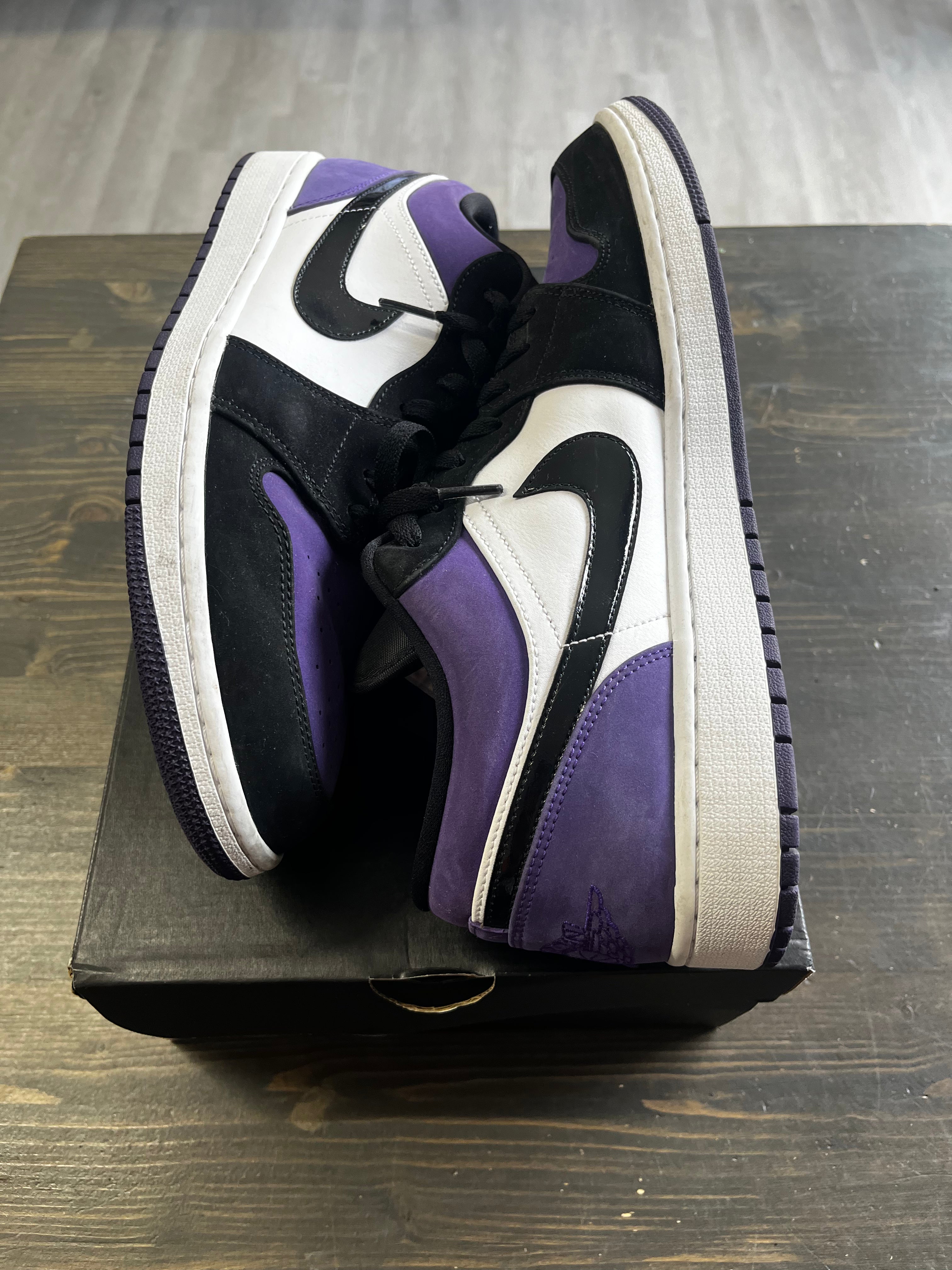 Pre-Owned Jordan 1 Low Court Purple