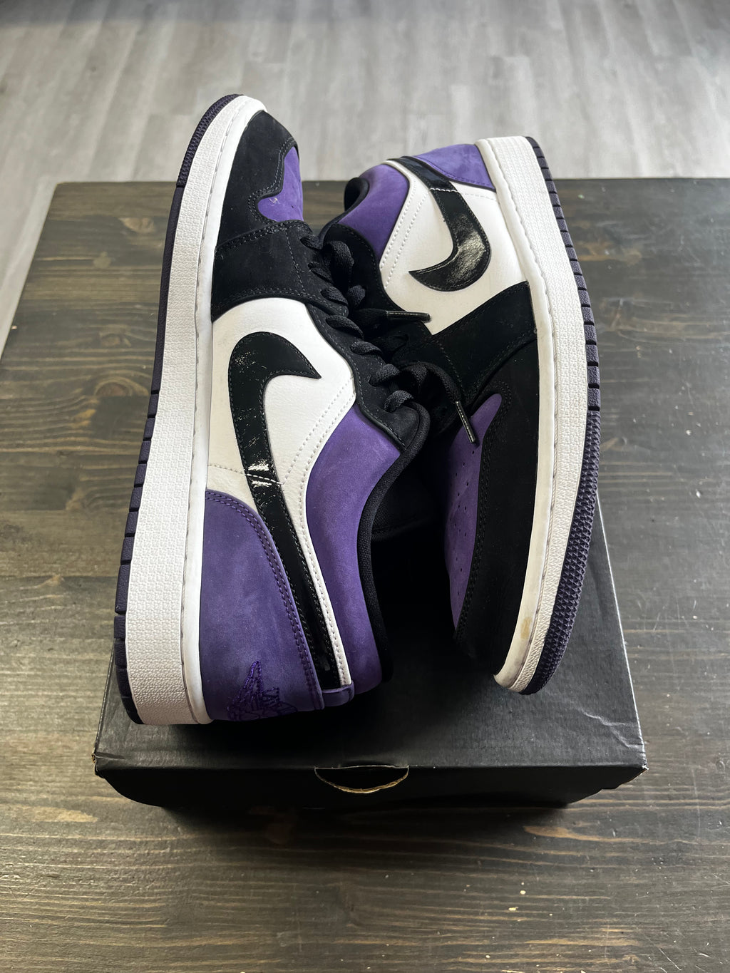 Pre-Owned Jordan 1 Low Court Purple