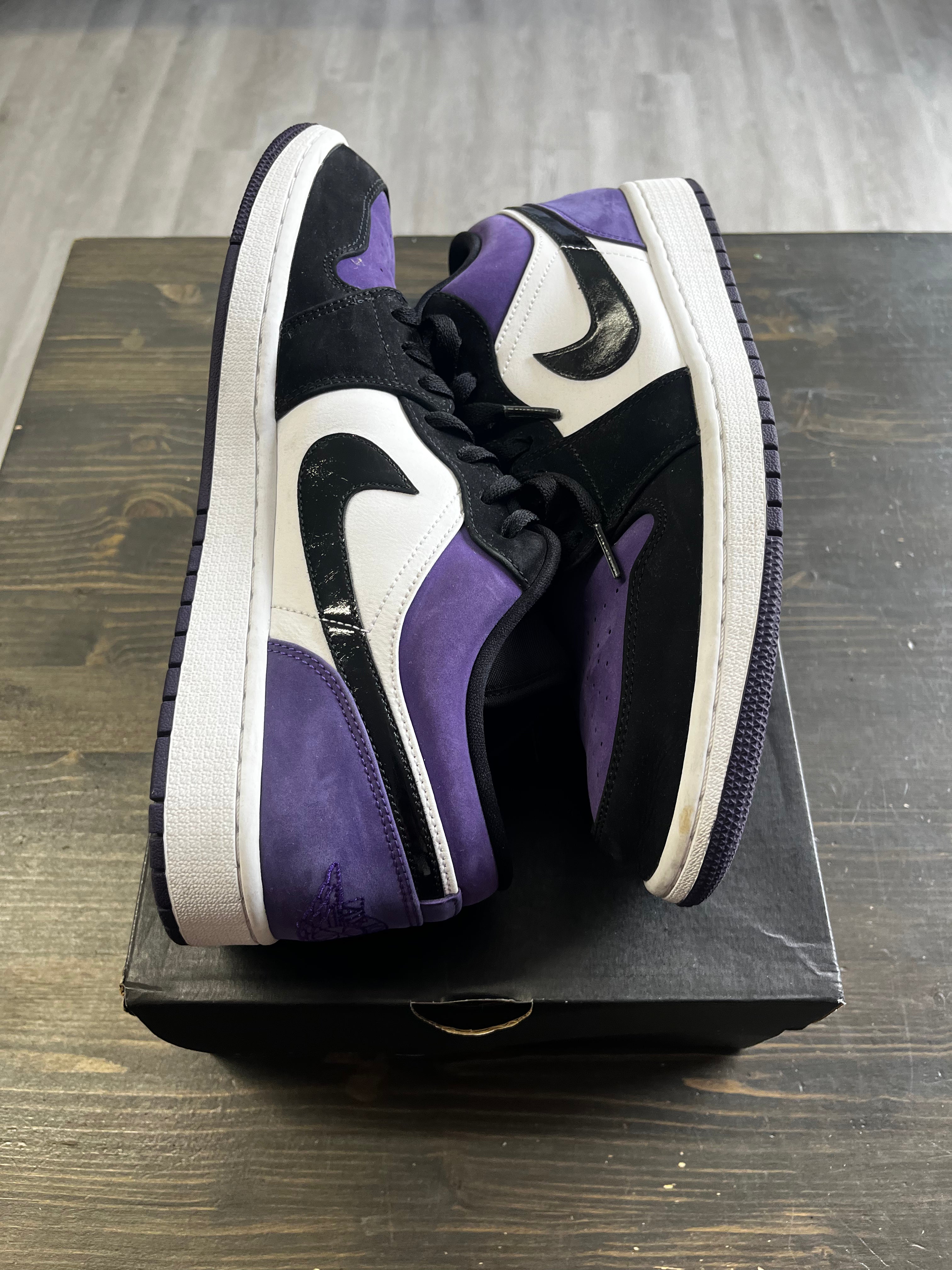 Pre-Owned Jordan 1 Low Court Purple