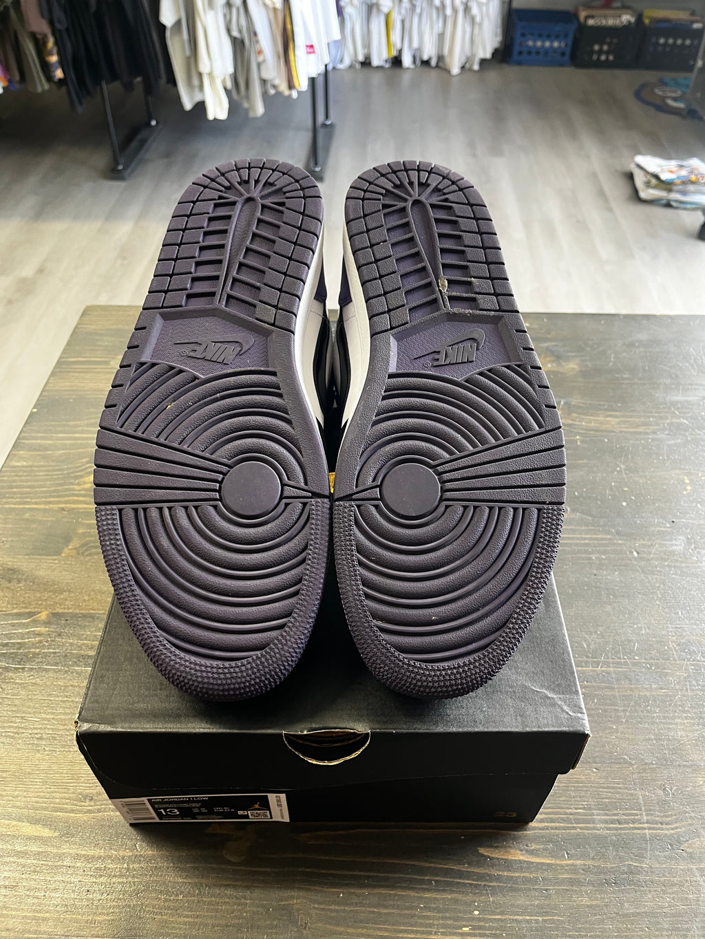 Pre-Owned Jordan 1 Low Court Purple